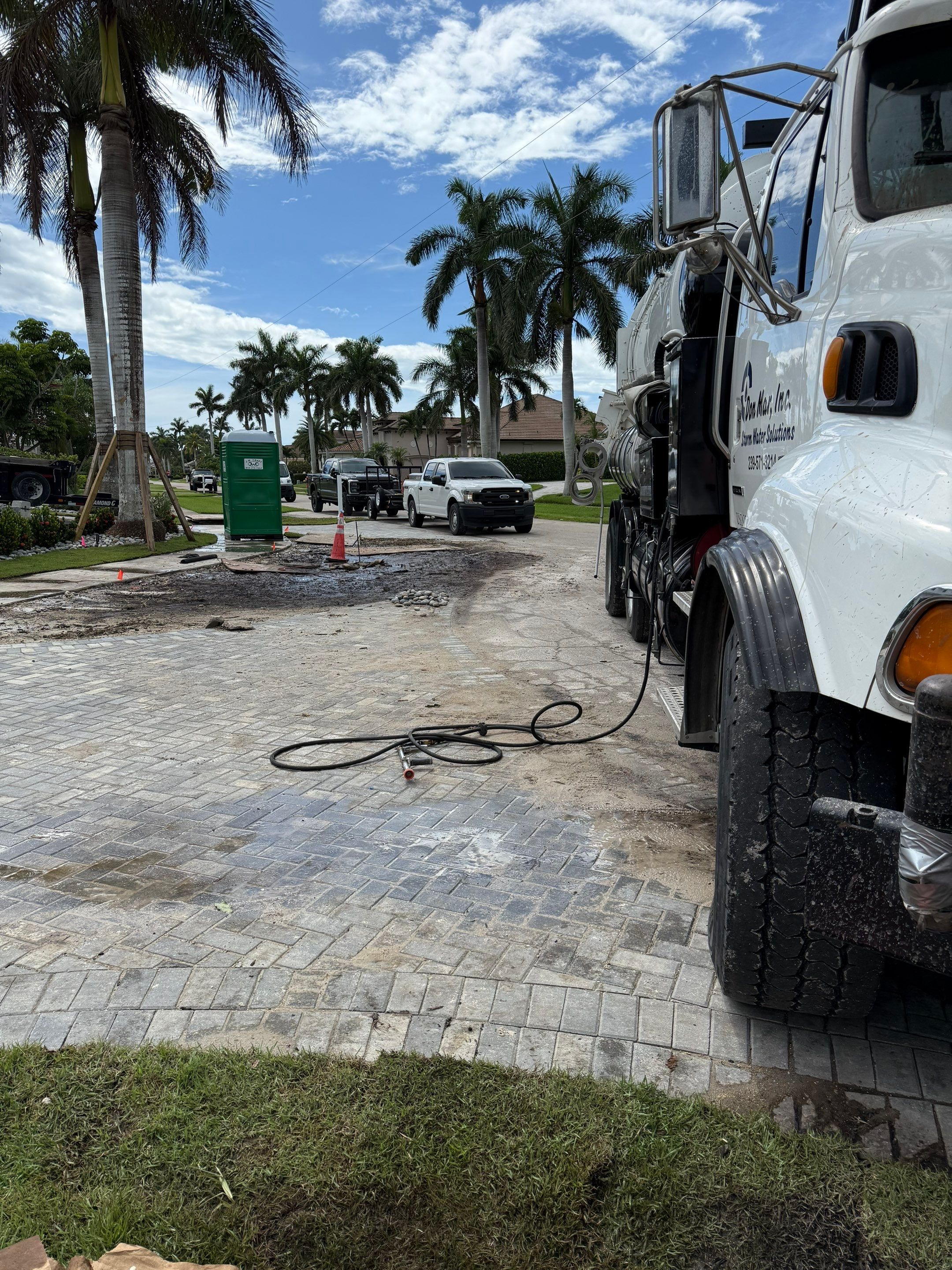New Residential Construction Stormwater System Cleaning by APS Power & Water