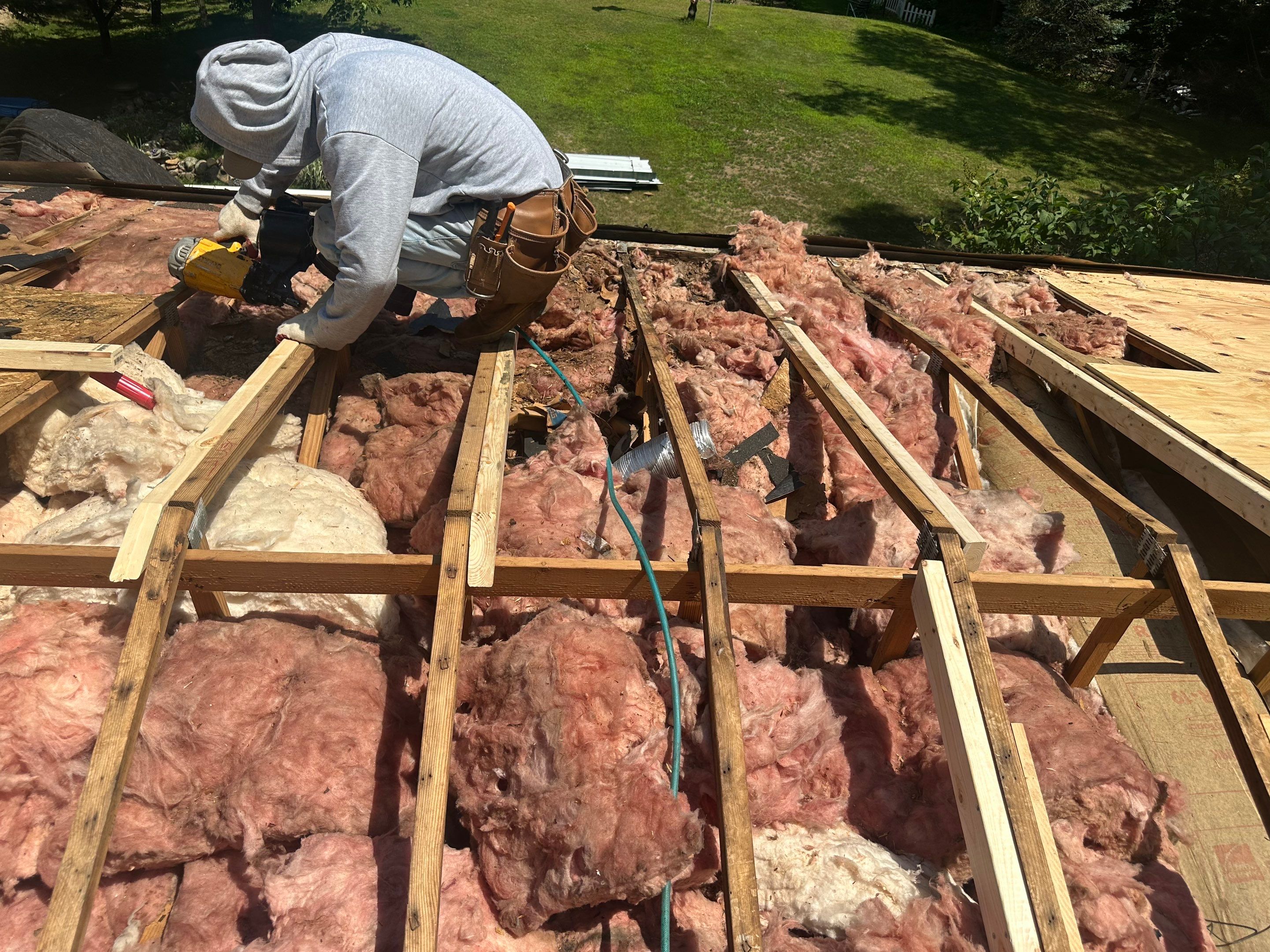 Milton, NH β Green Asphalt Shingle & Rolled Roofing Installation by Tall pine roofing