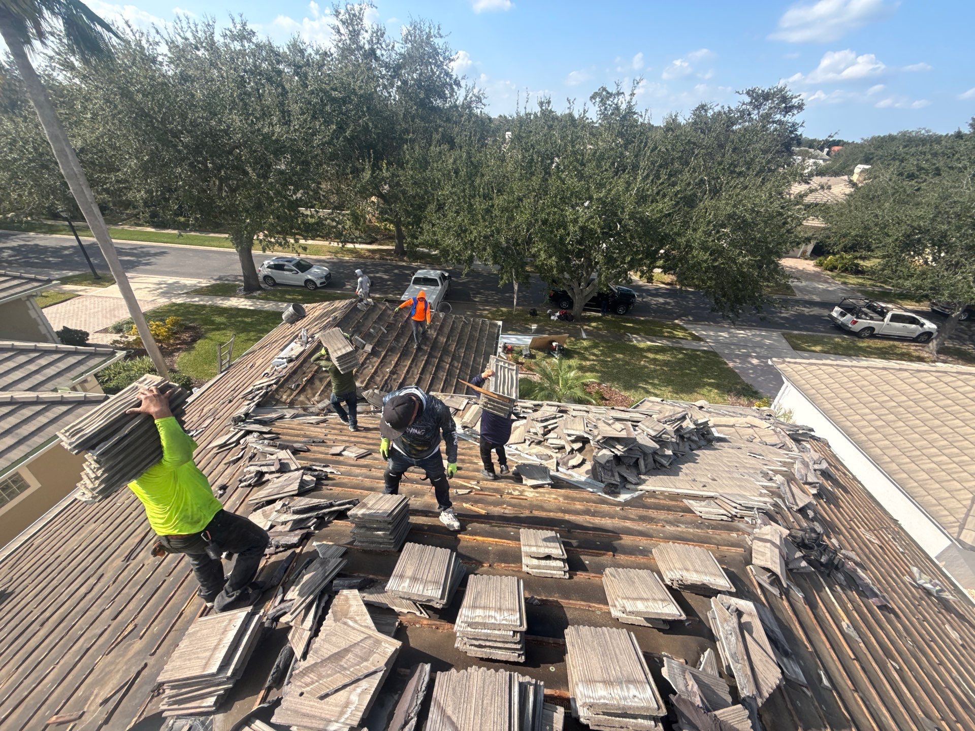 Complete Tile Roof Replacement and Structural Decking Repair in Orlando by Fortified Roofing Solutions Corp.