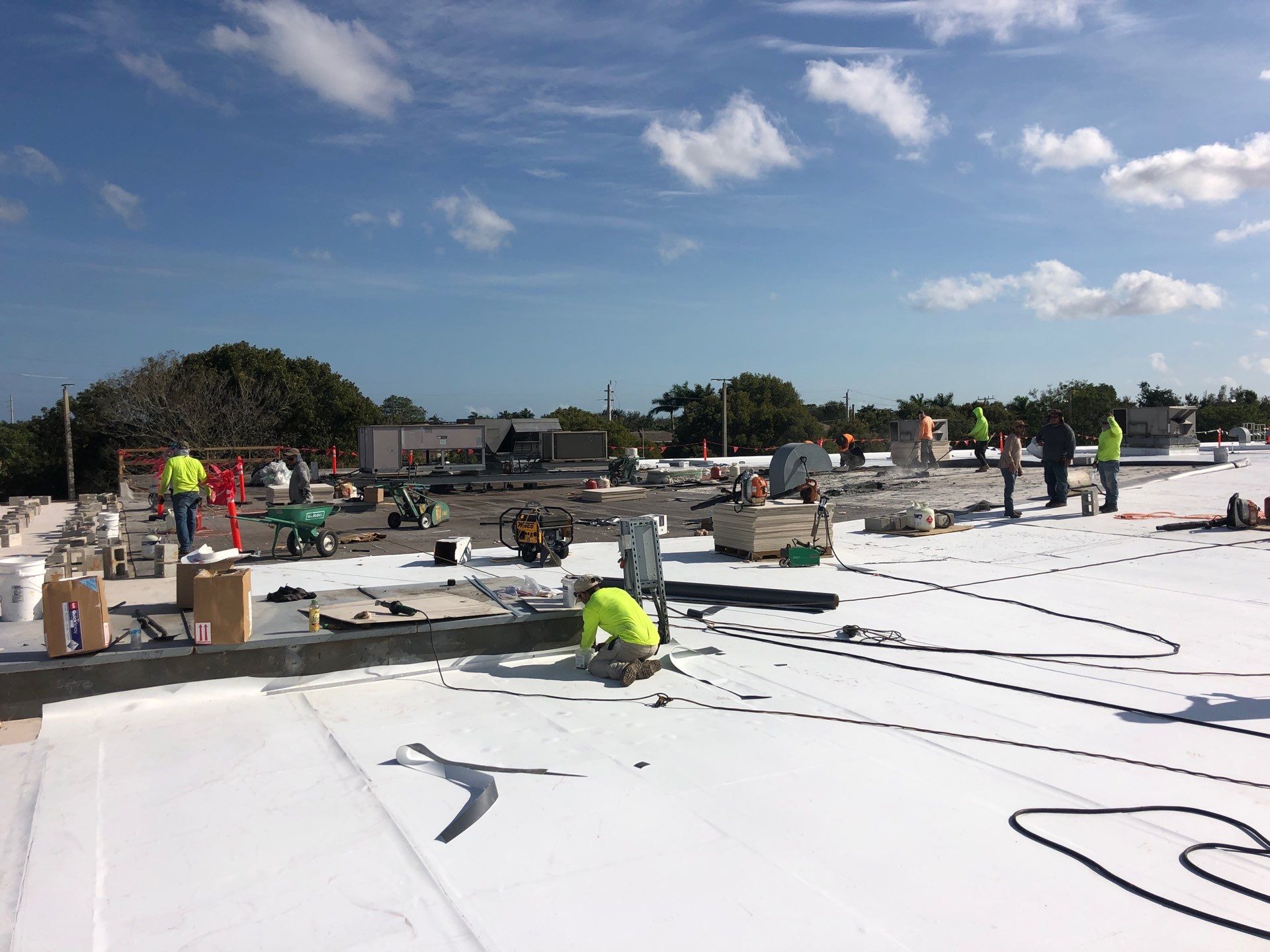 Commercial Re-Roof using GAF TPO by First Due Roofing