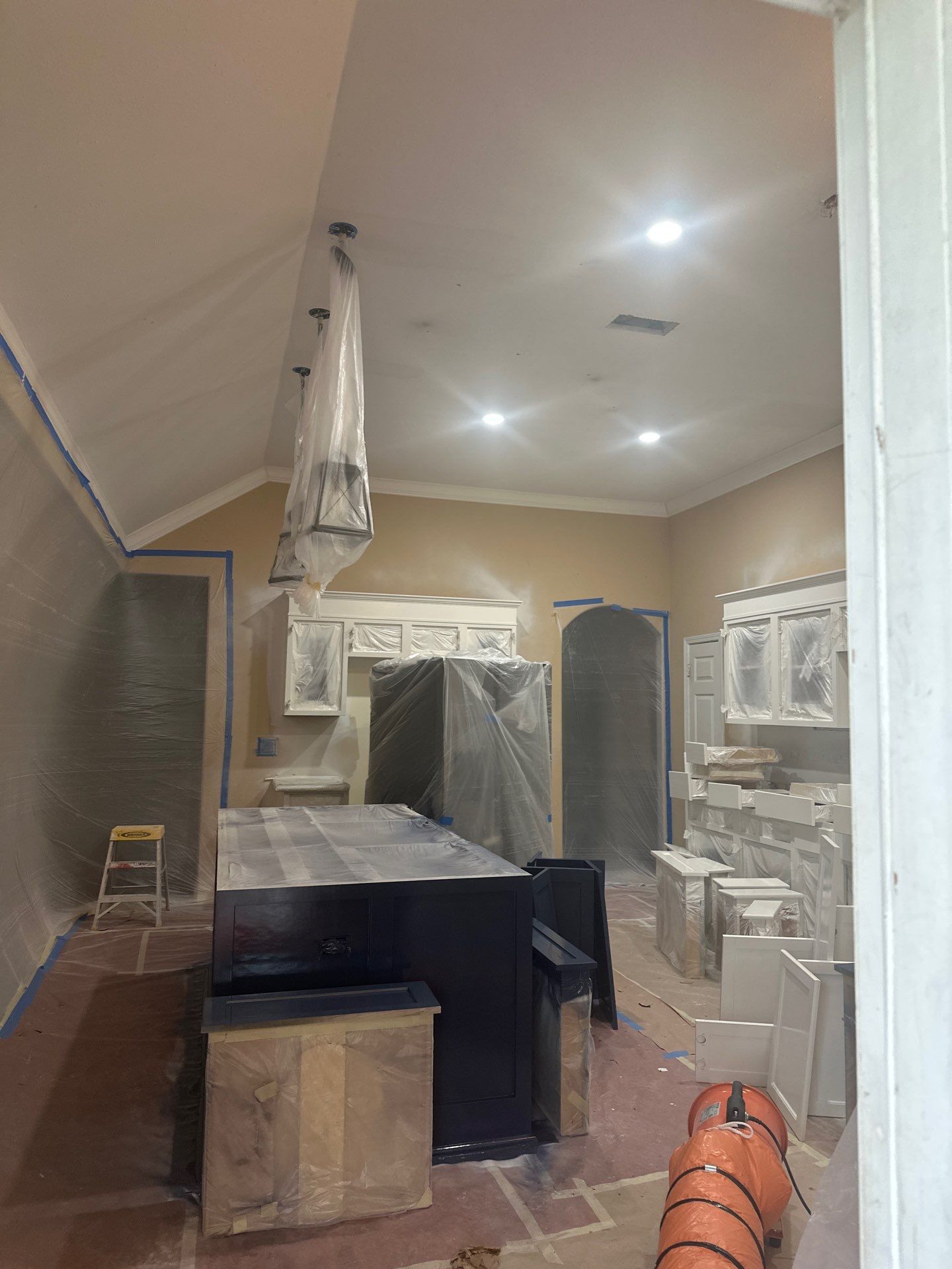 Kitchen Remodel and Water Damage Restoration Project by L&T General Contractors and Restoration INC