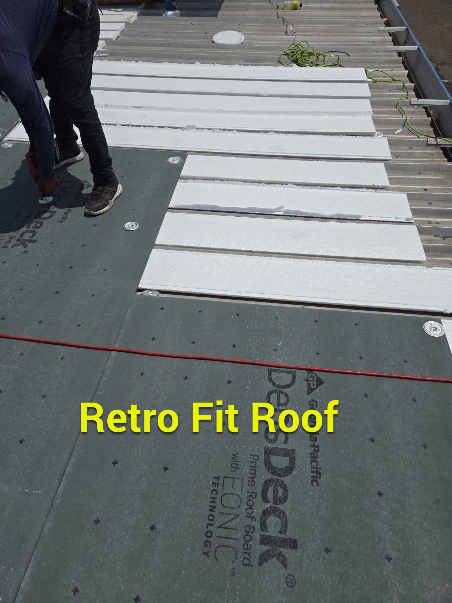TPO Retrofit Roofing System Over Metal by JM Flores Roofing & Construction, Inc