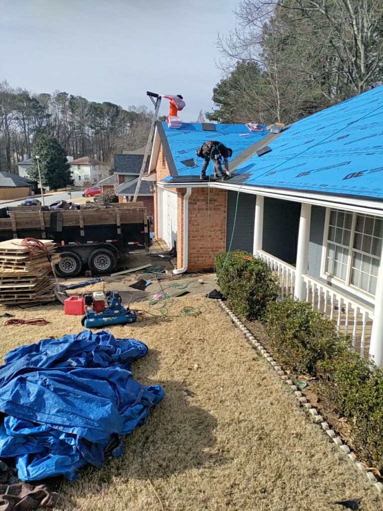 Residential Roofing Installation using Owens Corning by Inspector Roofing and Restoration
