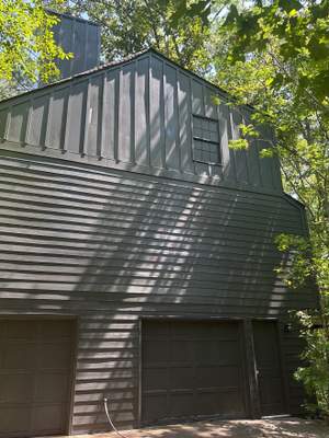 Marietta, GA Partial Siding Replacement using James Hardie Board and Batten & Lap Siding