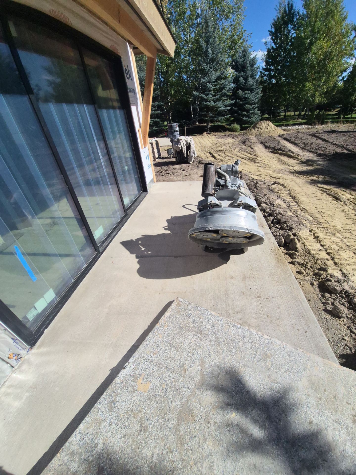 New Construction Concrete Patio and Garage Polyurea Floor Coating in Dover by Croc Coatings, LLC
