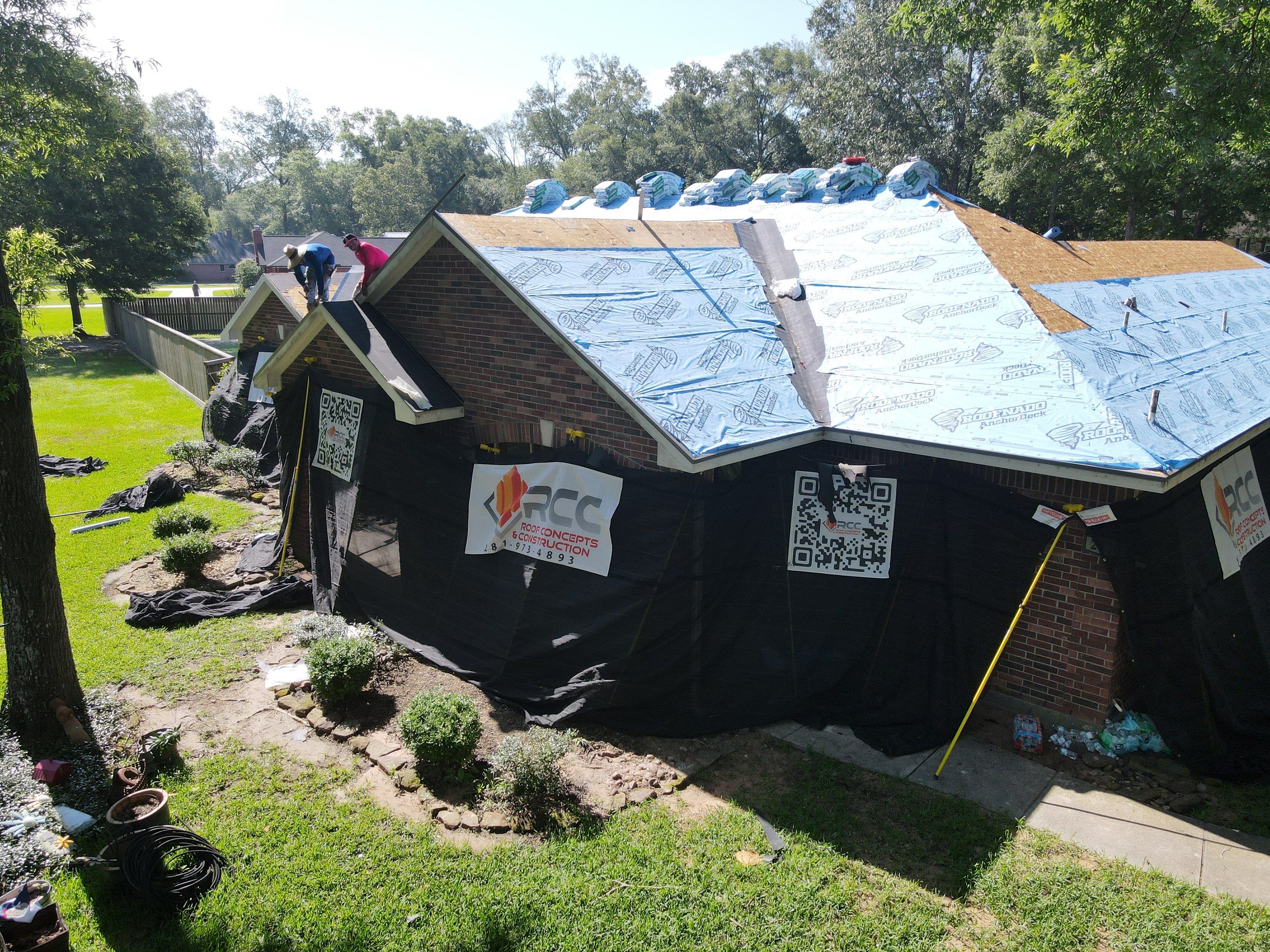 Residential Roofing Installation using Malarkey Vista Impact Resistant by Roof Concepts Construction