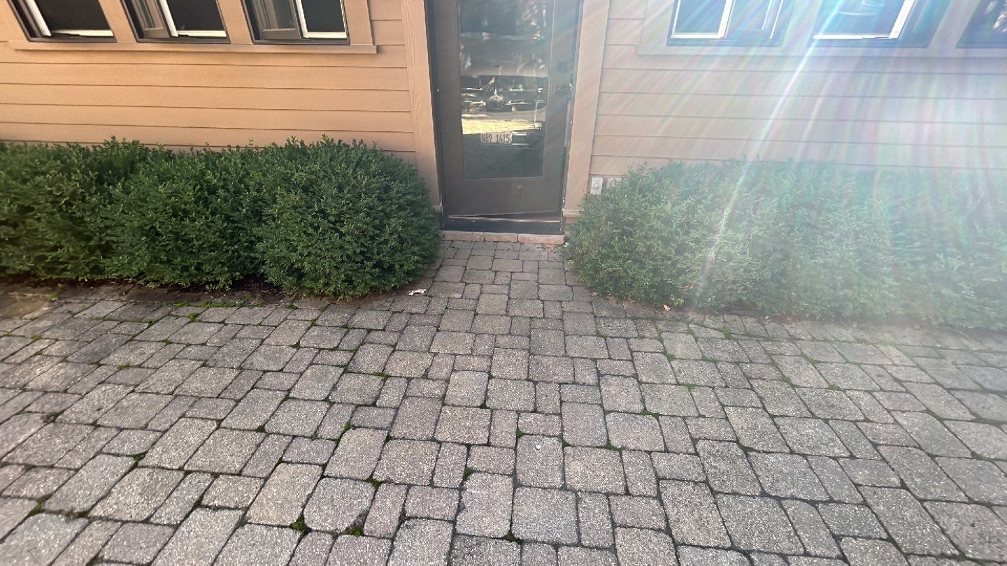 Brick paver clean, sand and seal.  using Surebond SB-1300 by Northern Power Washing LLC.