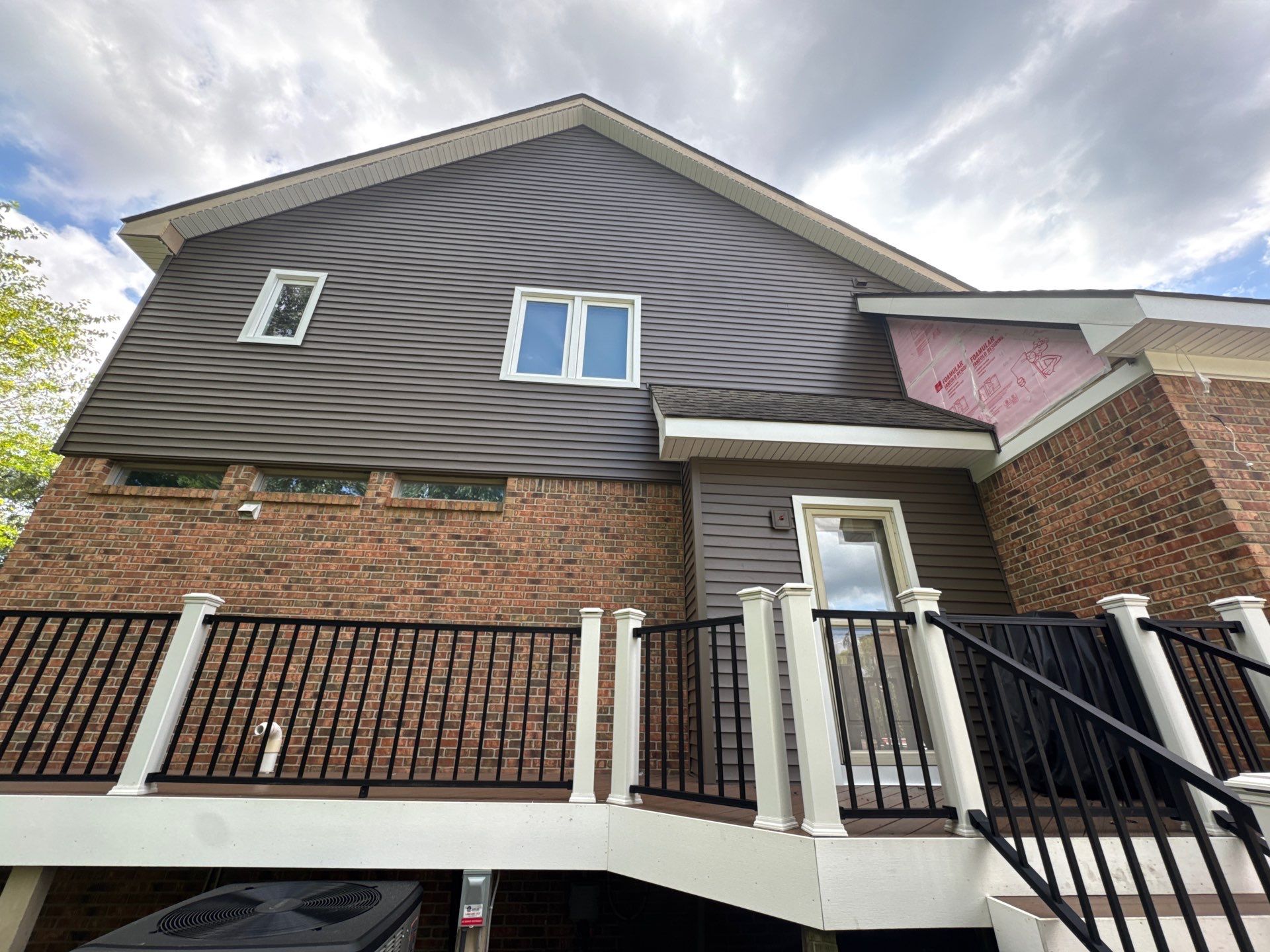 Siding Replacement using Alside Odyssey D4" Flagship Brown by 180 Contractors