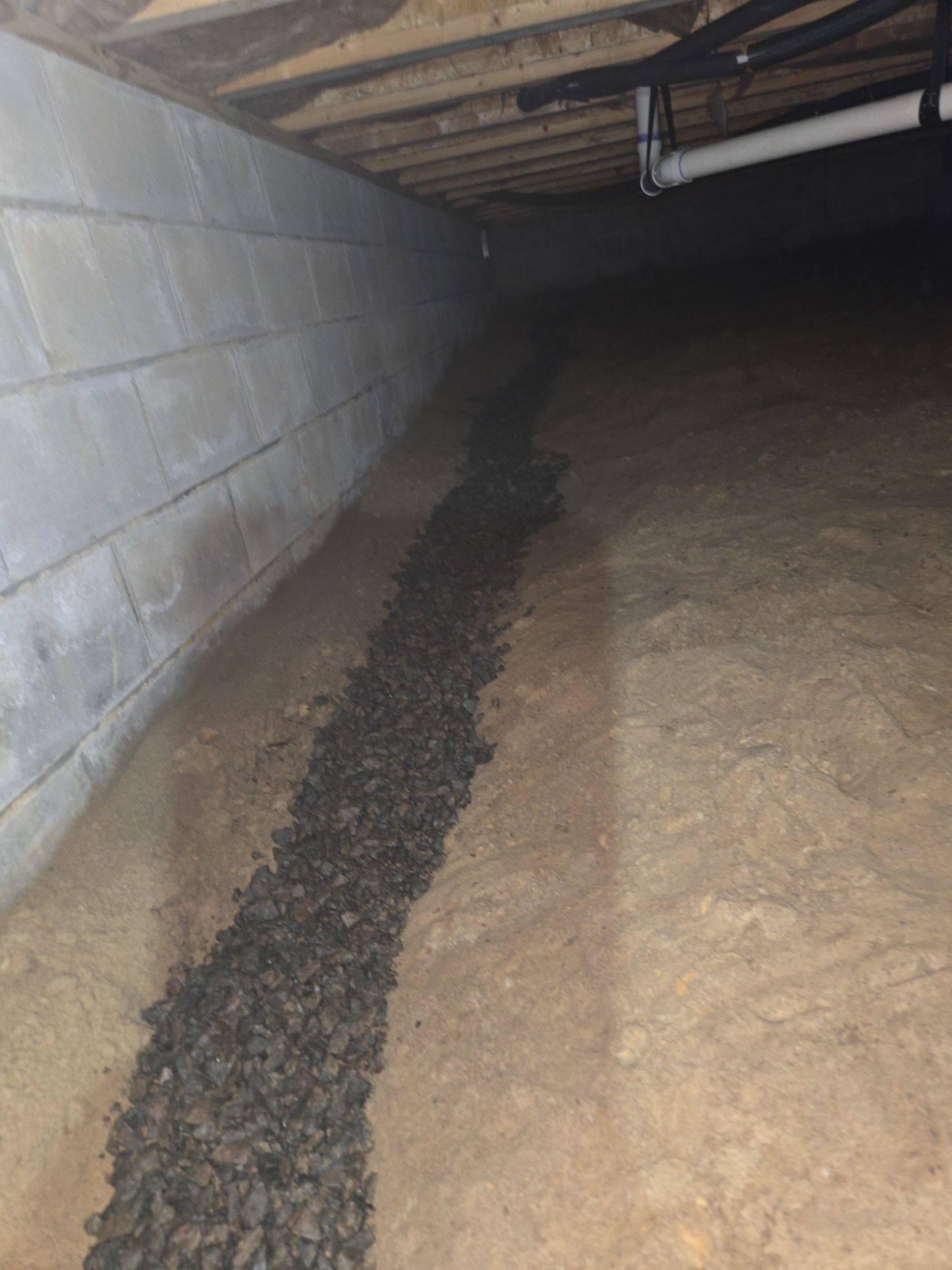 Project in Smithfield by Patriot Crawl Space Repairs