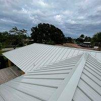 .032 Aluminum 1.5" Snap-Lock Solar White by Total Roofing System The Metal Roof Experts