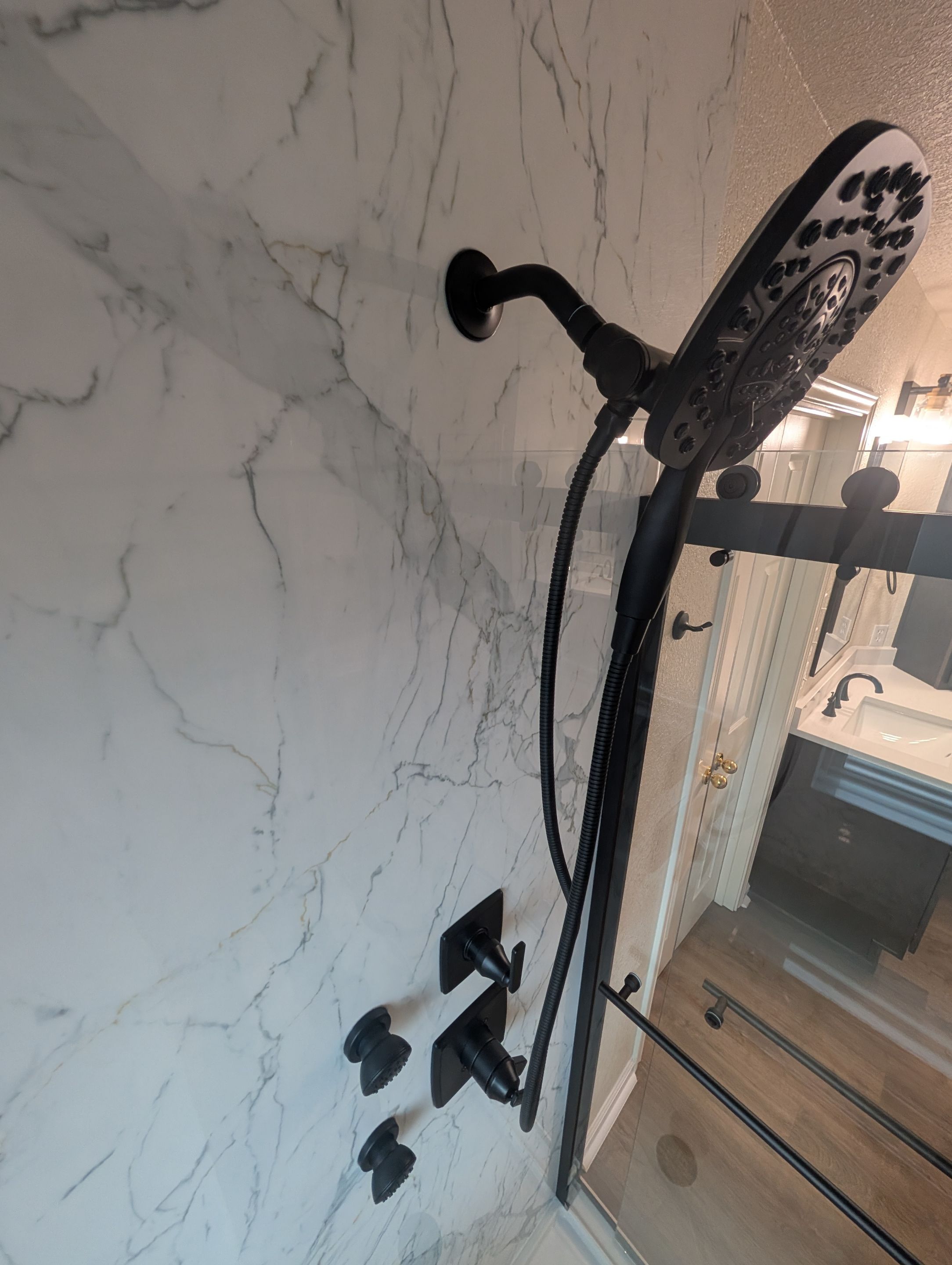 San Antonio Tub-to-Shower Conversion Before and After by Legacy Bath and Kitchen