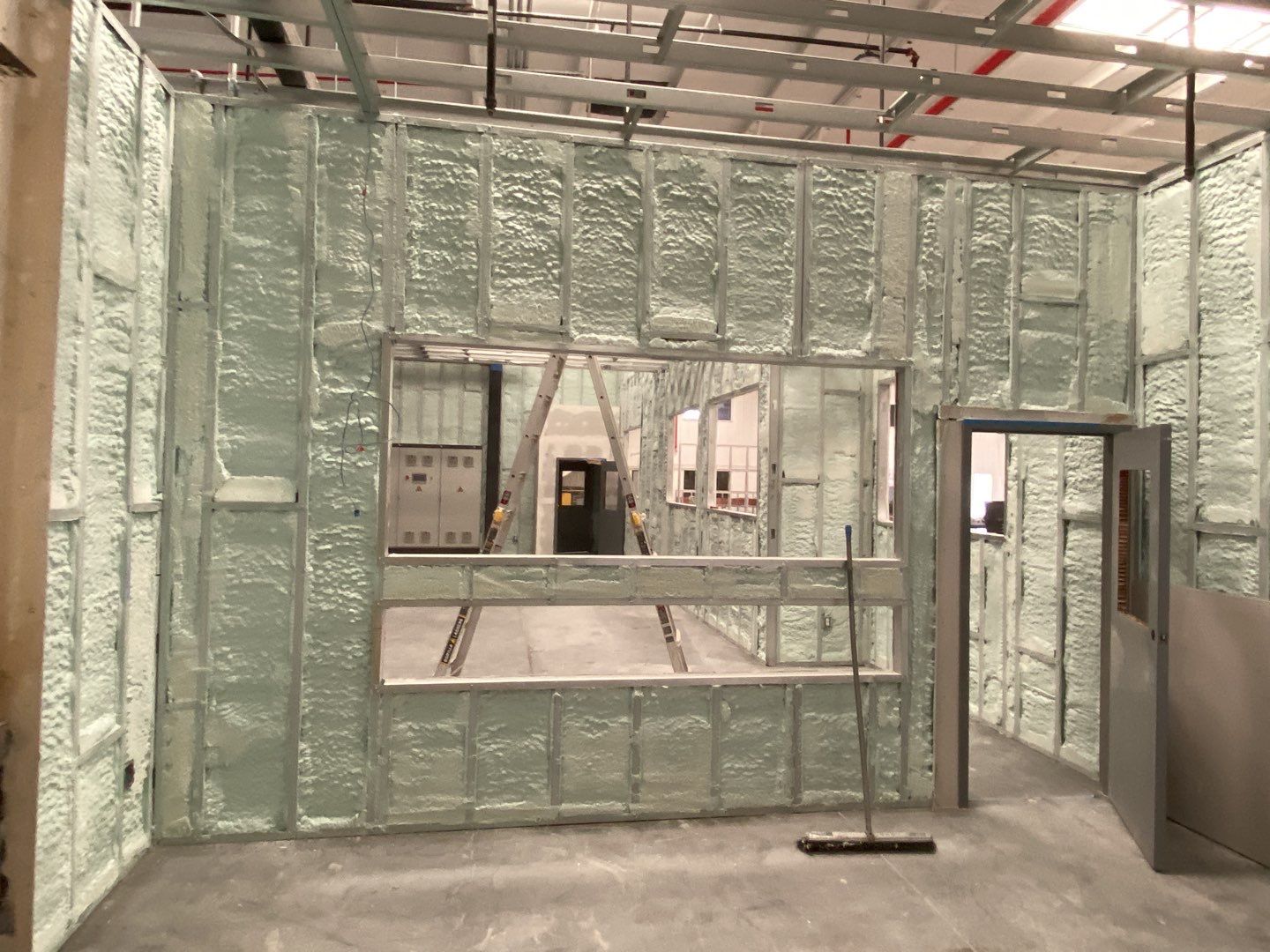 Spray Foam Insulation using Demelek Spray foam by Straight Edge Roofing Inc