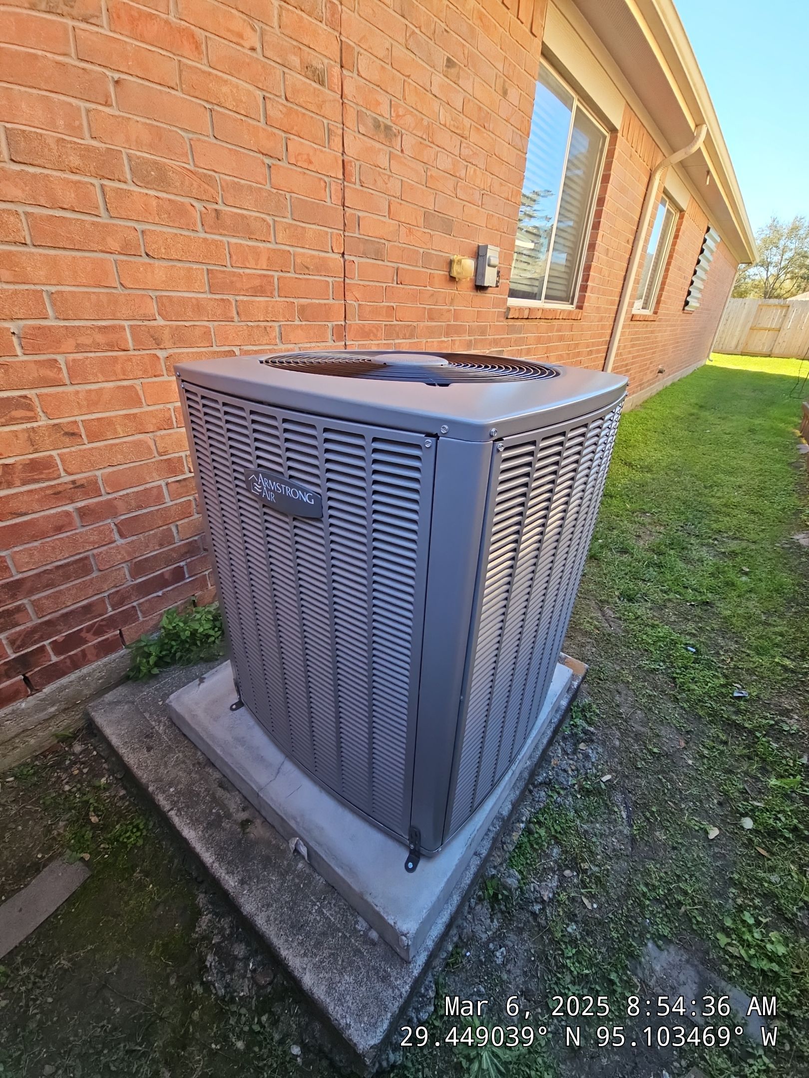 Project in Dickinson, TX by Texcellent A/C Service