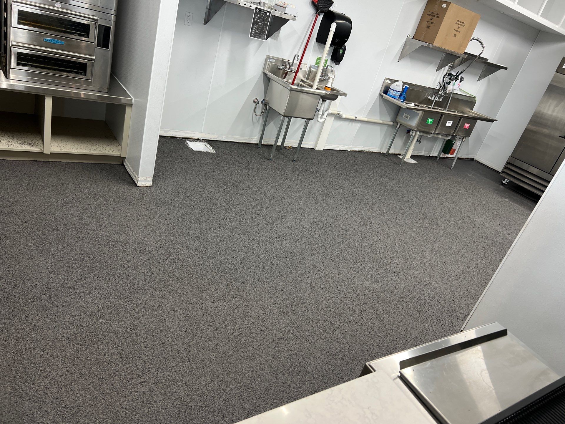 Epoxy floor coatings throughout multiple Farm Buildings!! by Gordon Painting