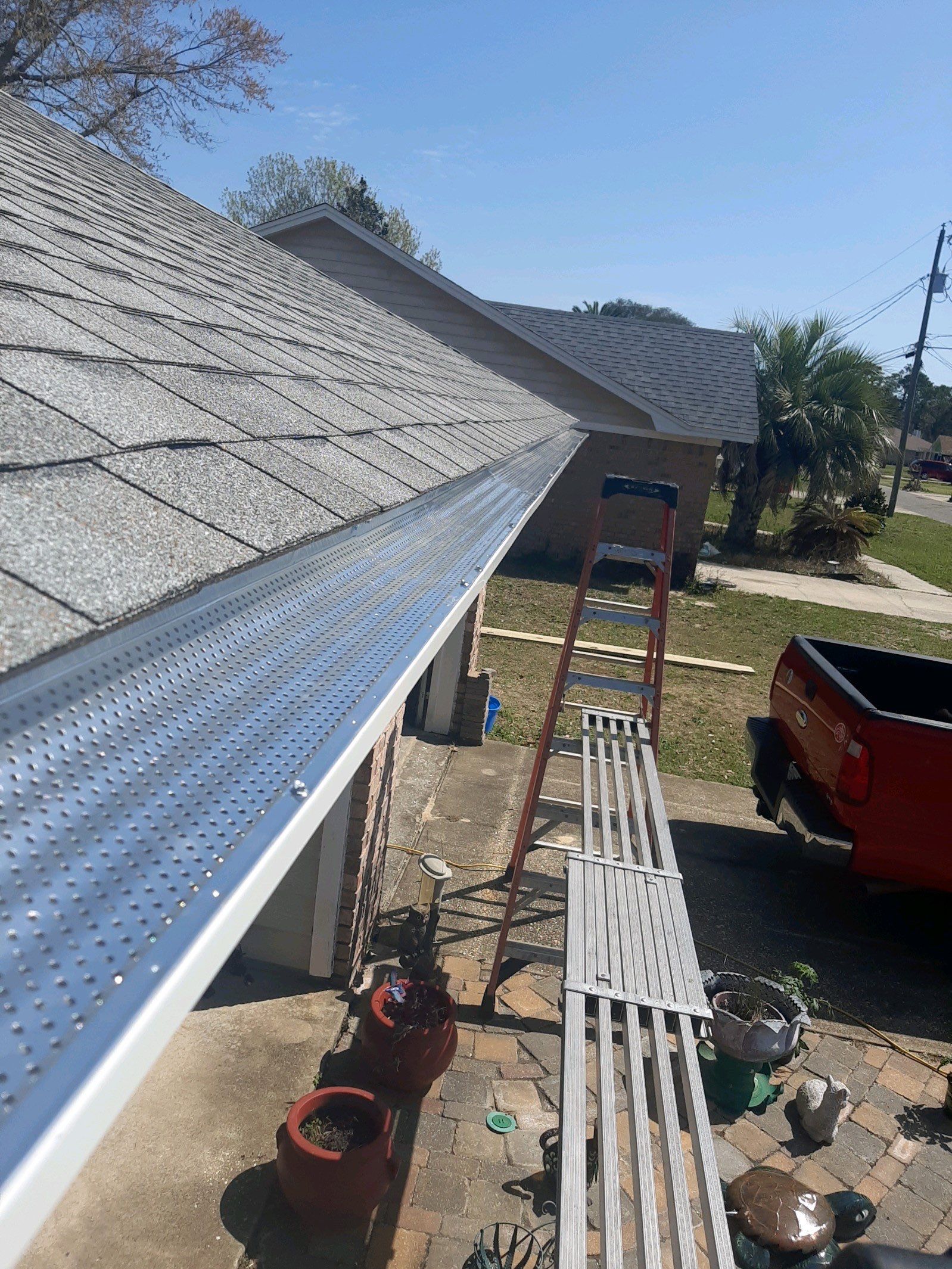 7-Inch Seamless Gutter System Upgrade in Pensacola FL by Gutter Professors