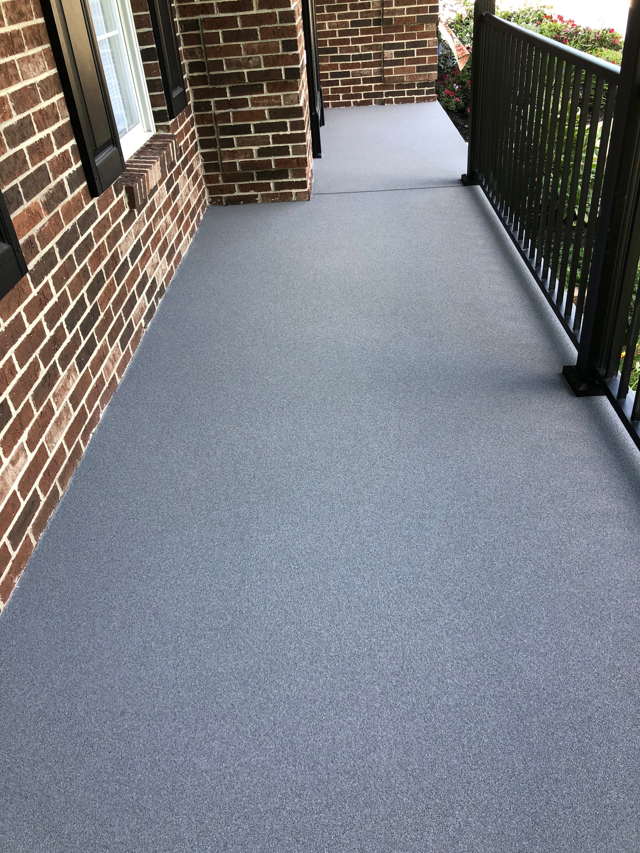 Porch + Garage Project in Weirton by Floors in a Day, Inc