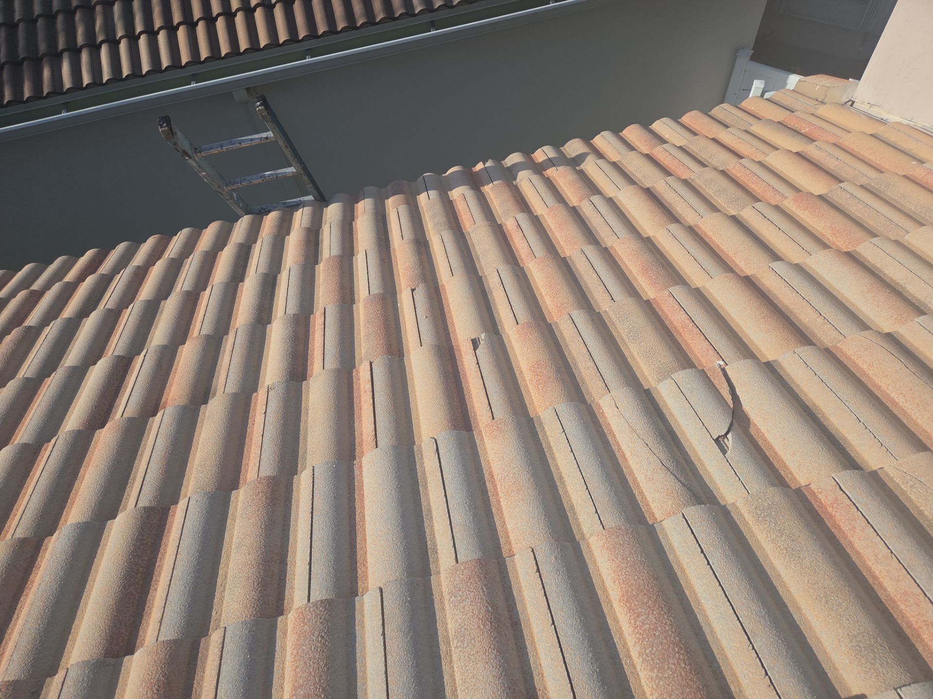 Concrete Tile Roof Repair and Fascia Restoration in Boca Raton by Aastro Roofing
