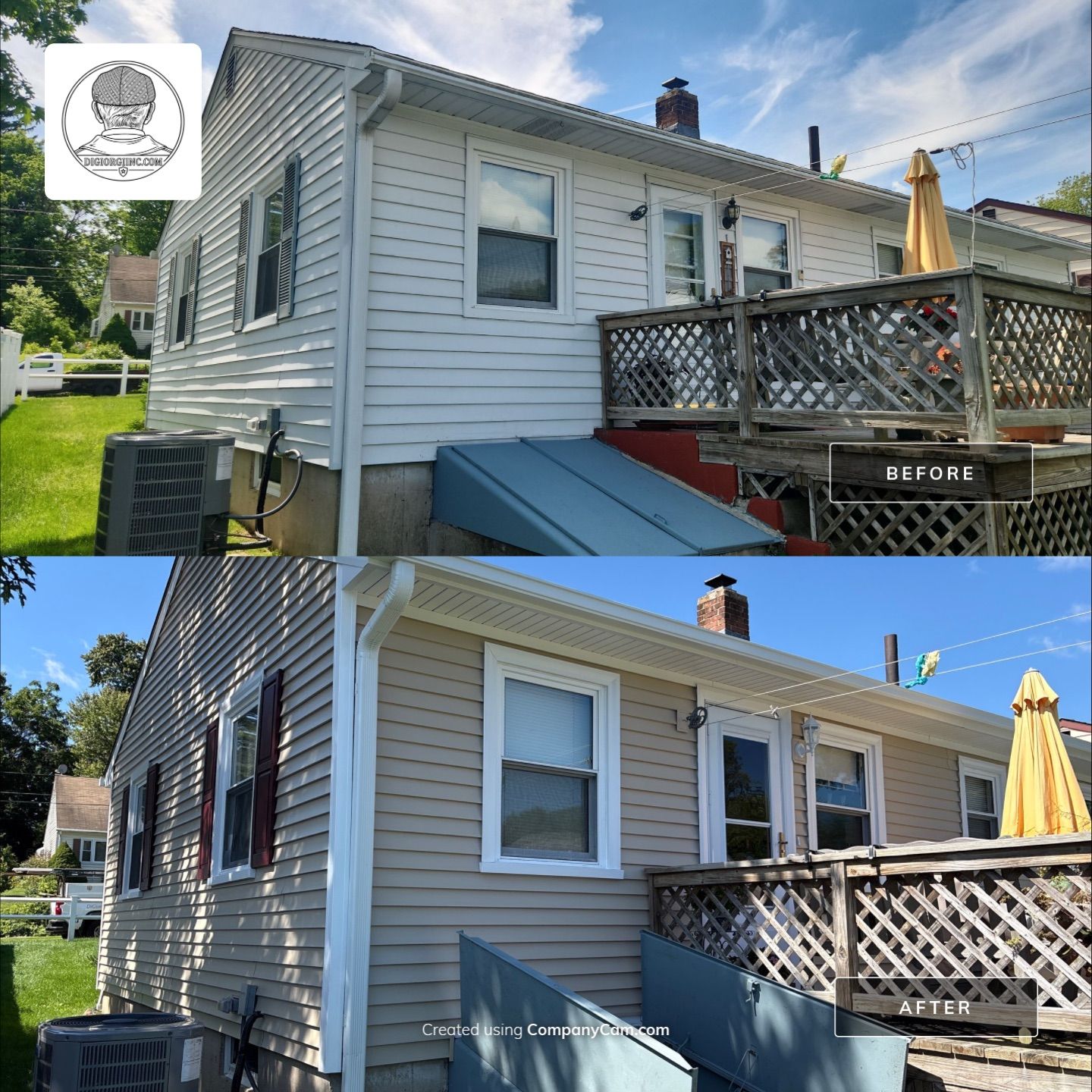 Siding Refreshment Using Cert. D/4 Clapboard in Savannah Wicker by DiGiorgi Roofing and Siding Inc