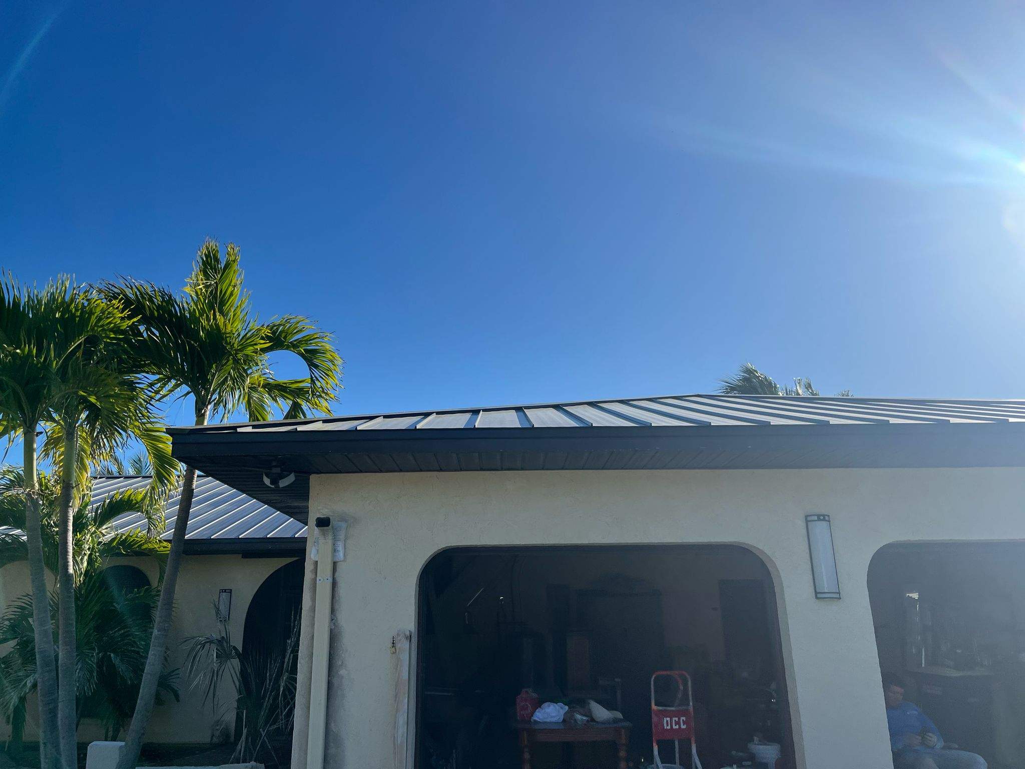 24ga 1" Nail-Strip Dark Bronze  by Total Roofing System The Metal Roof Experts