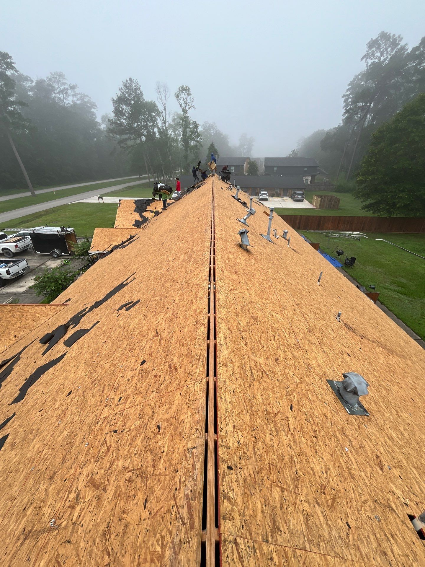 Commercial Roofing Installation using Malarkey Vista Impact Resistant by Roof Concepts Construction