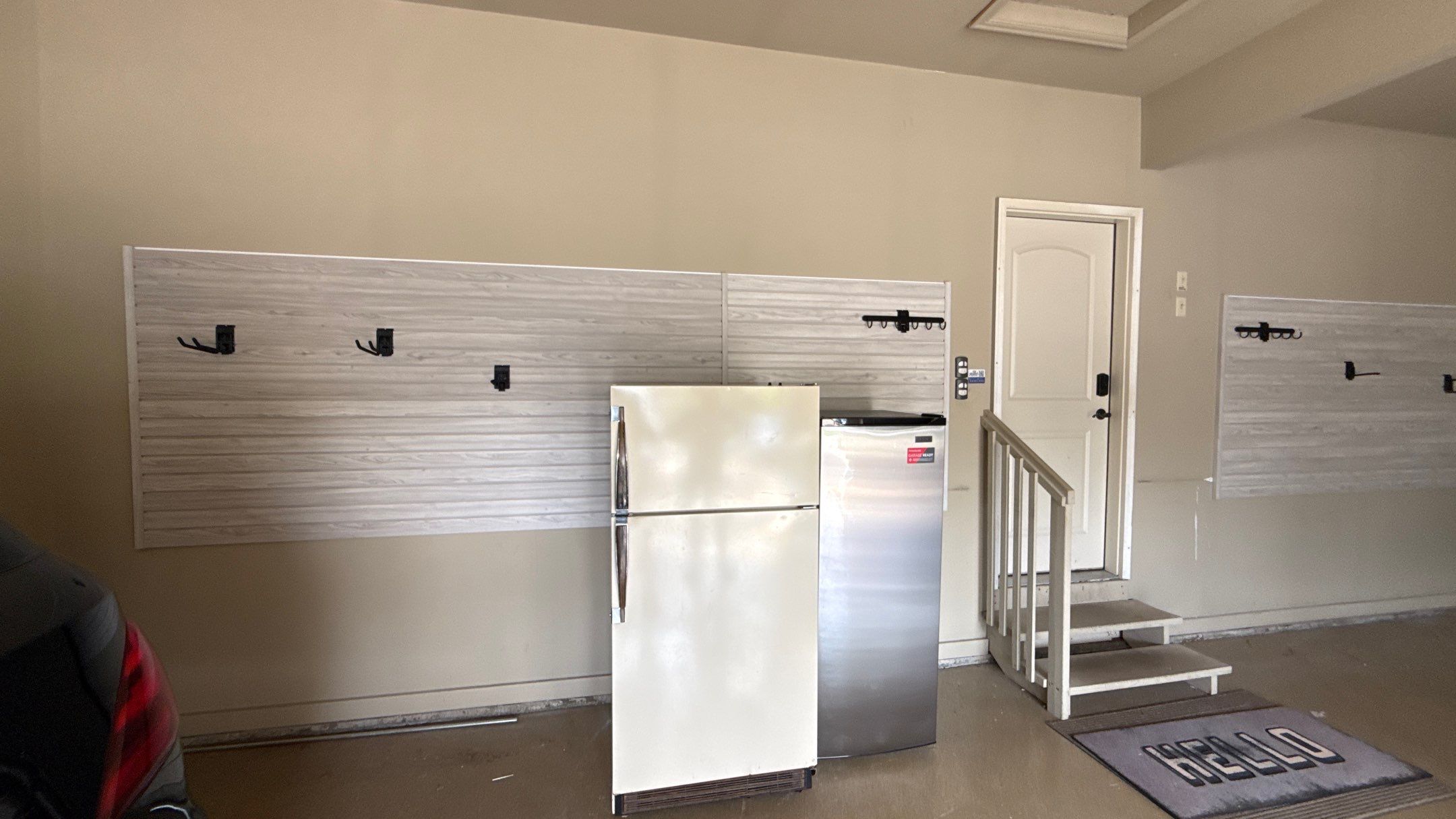 Garage Slatwall Storage System Installation in Overland Park by Banner Garage