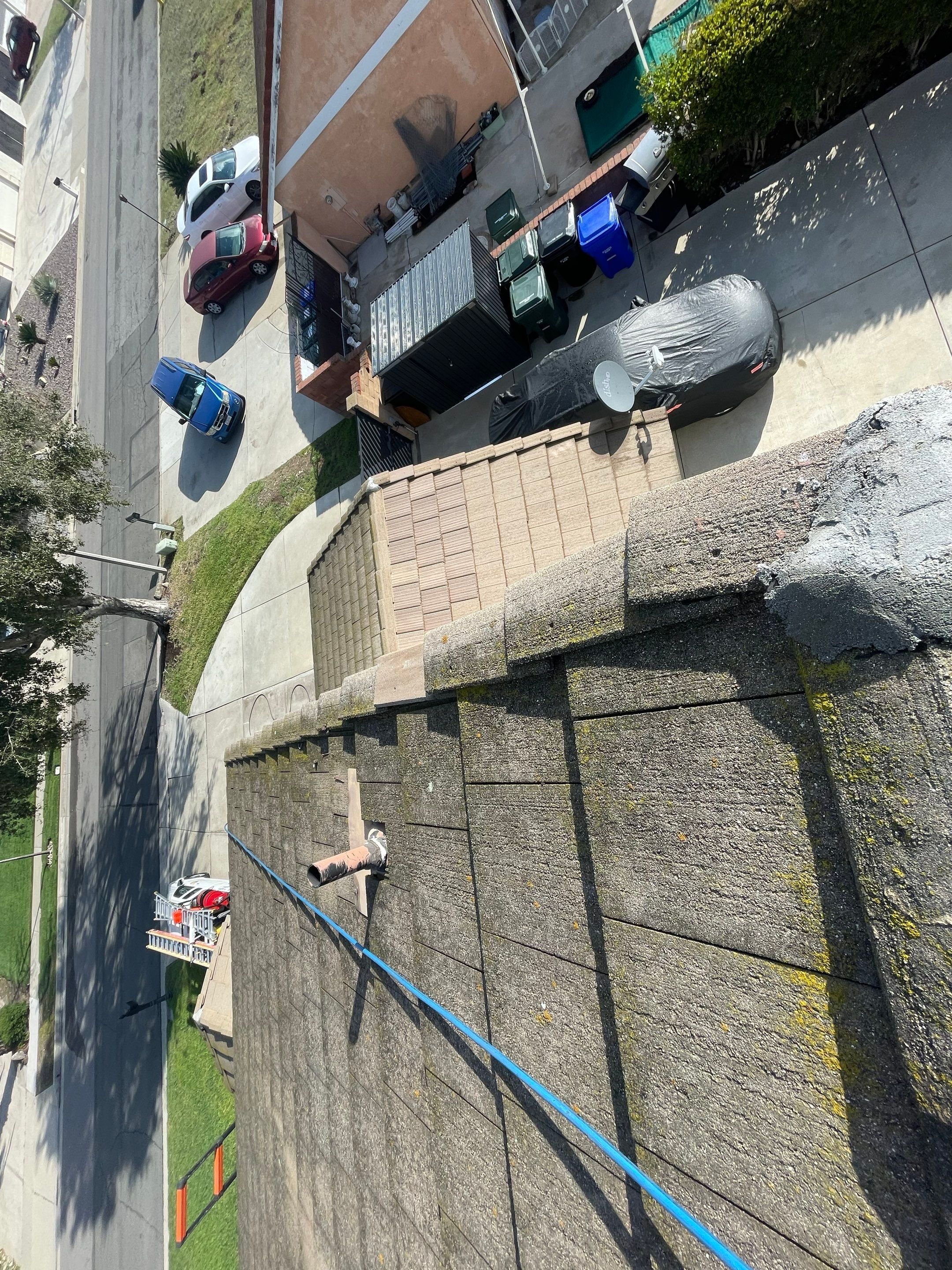 Roof Washing in Rancho Cucamonga Ca by Palm Coast Solar Cleaning
