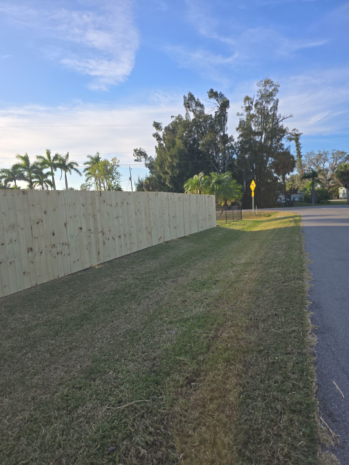 Wood and Chain Link Fence in Port Charlotte by True Fence LLC