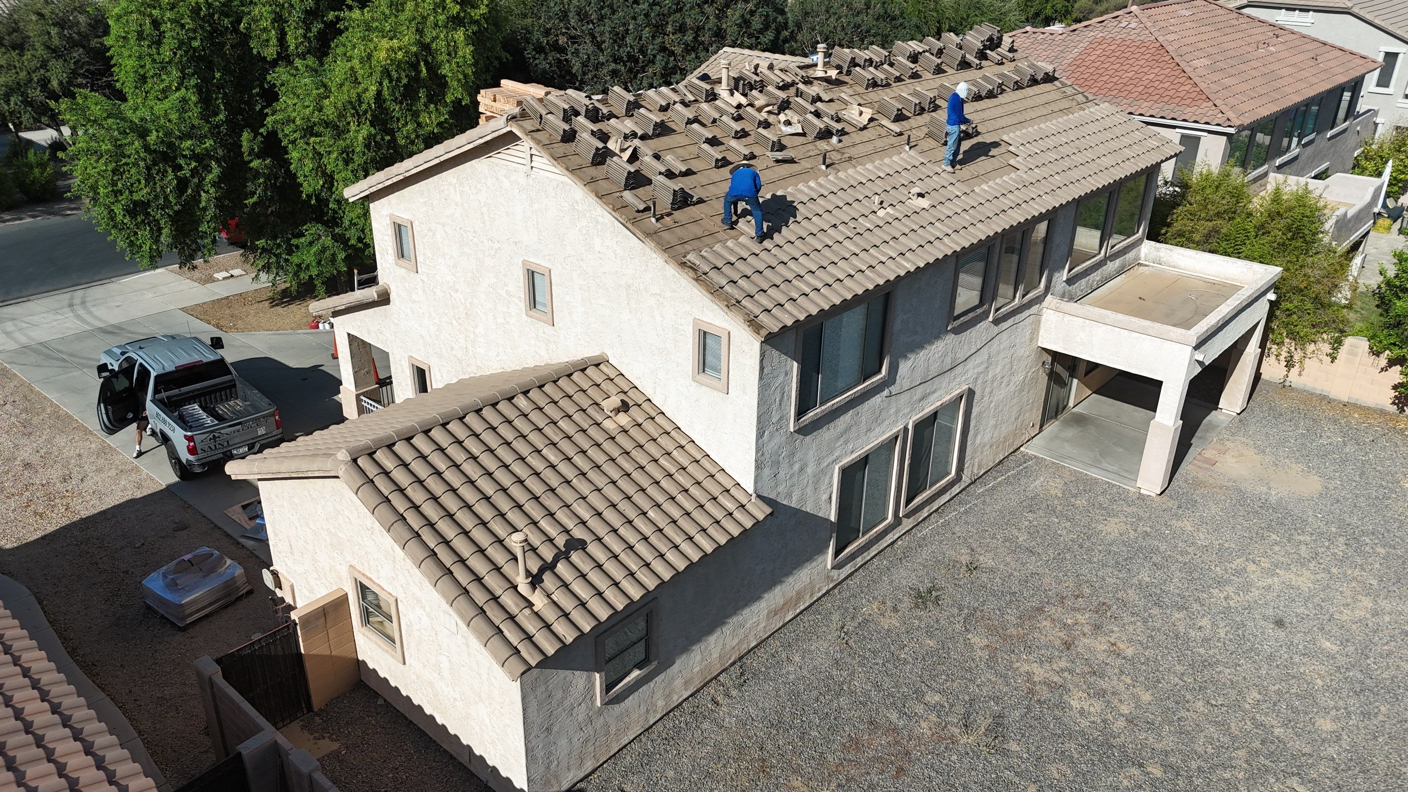 Project in Queen Creek, AZ by Saint Roofing