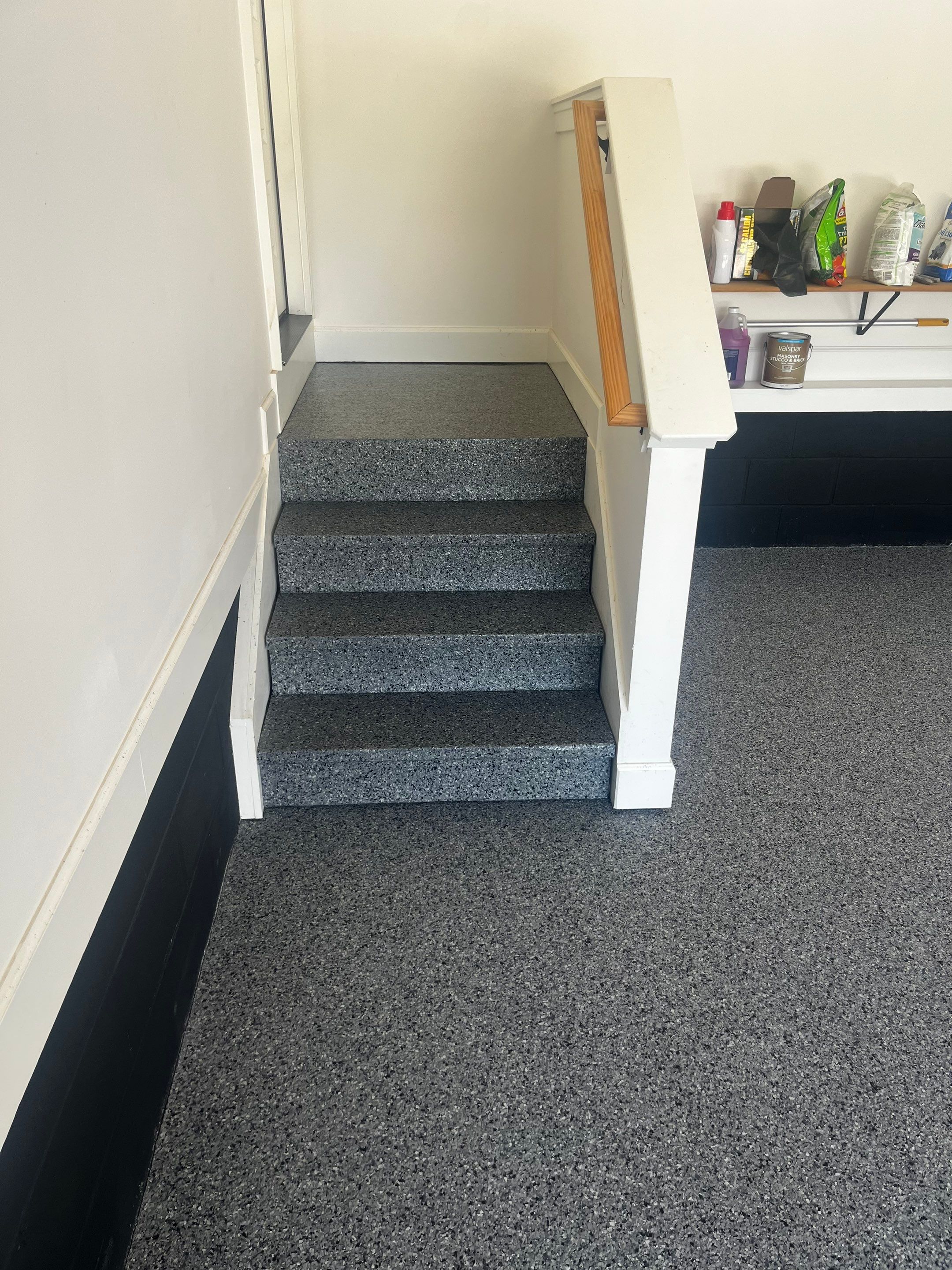 Garage Floor Coating using Nightfall by My Garage Floor Guys