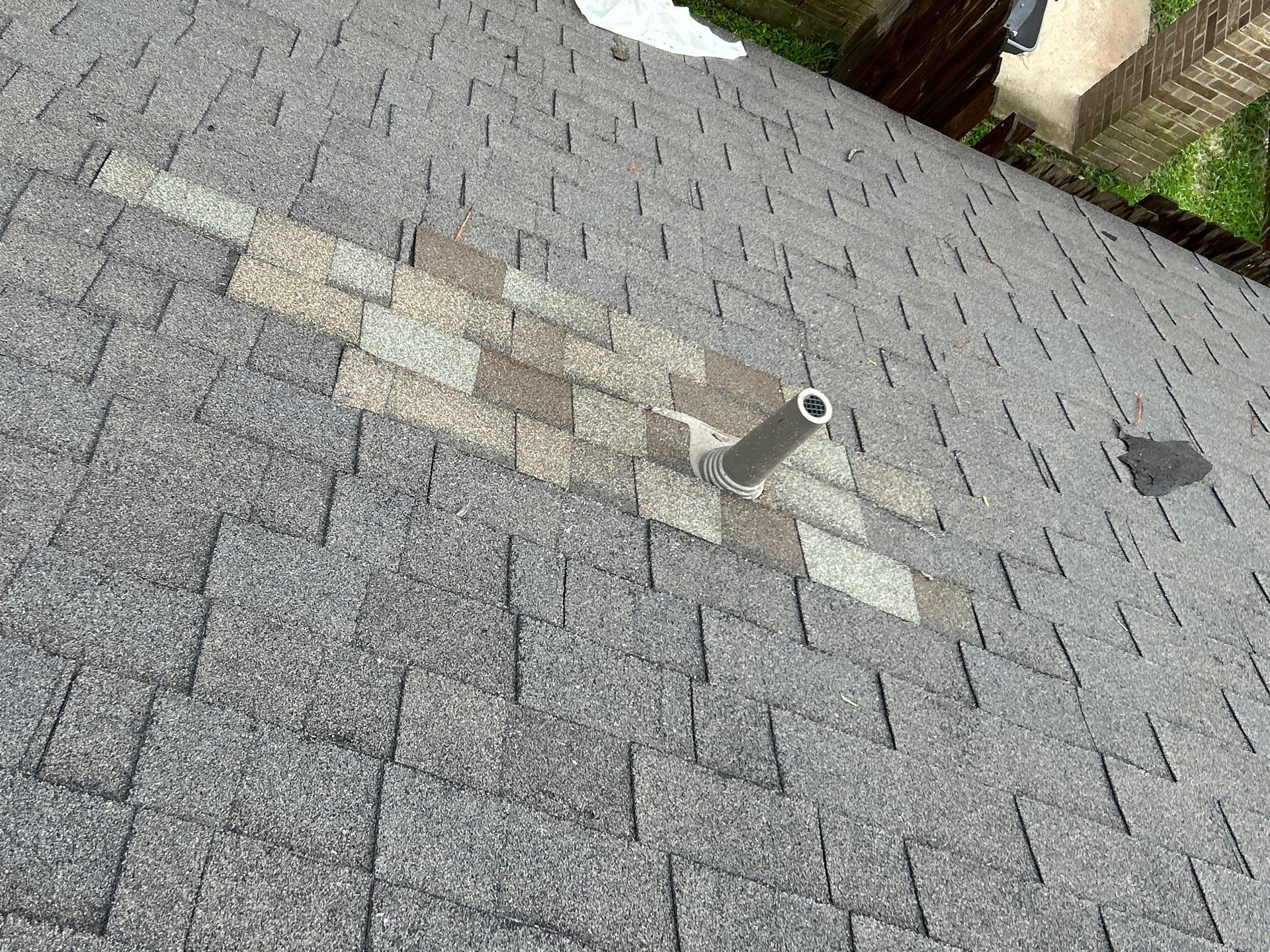 Hail Damage using Owen's Corning Duration (Lifetime) Shingles by Roof Repair Company