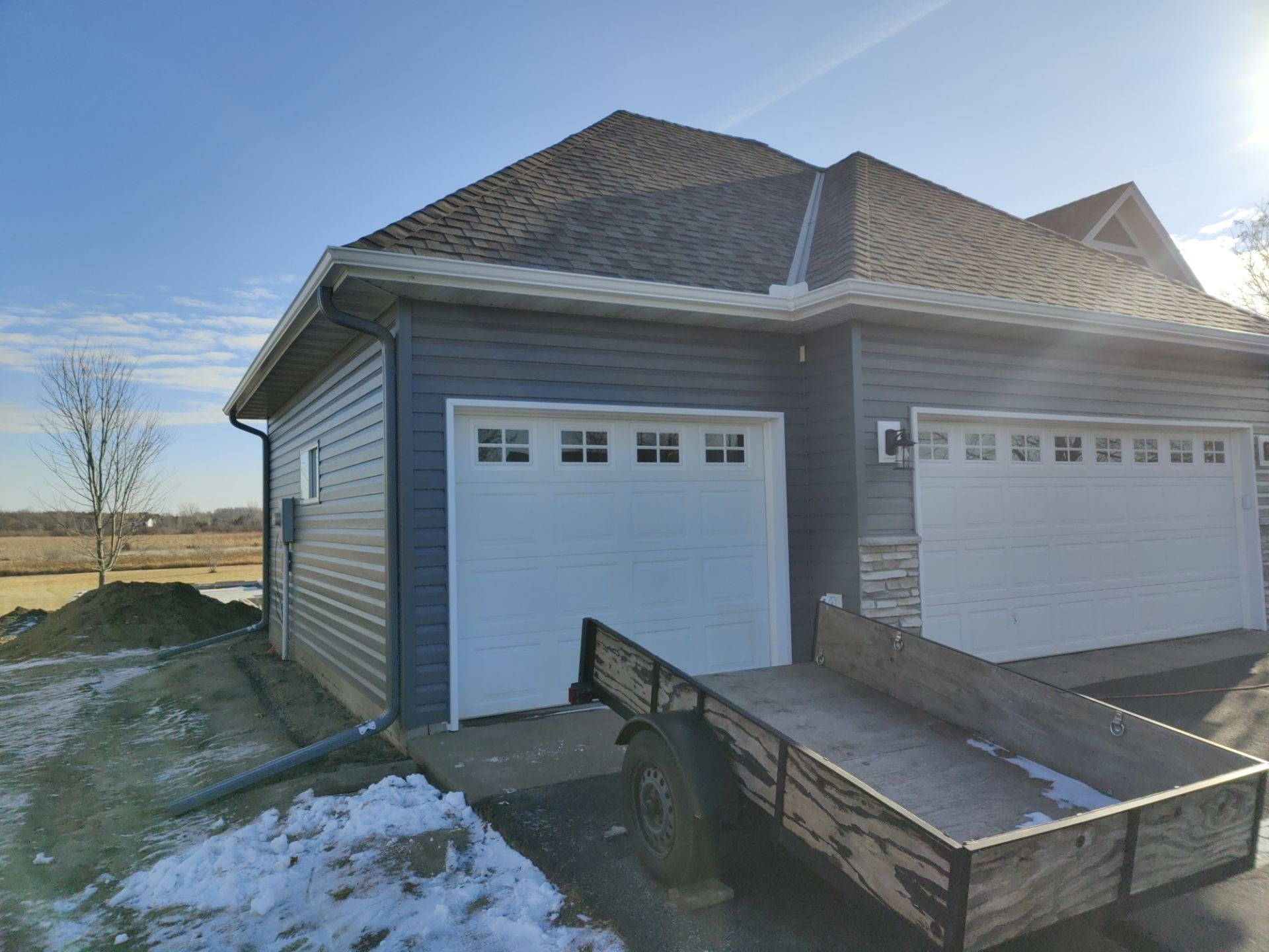 5" Gutters in Sartell by Next Level Seamless Gutters / Exteriors Inc.