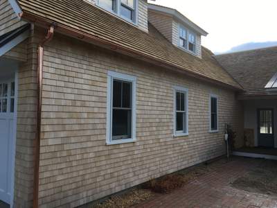 Half Round Copper Gutters in Chatham, MA
