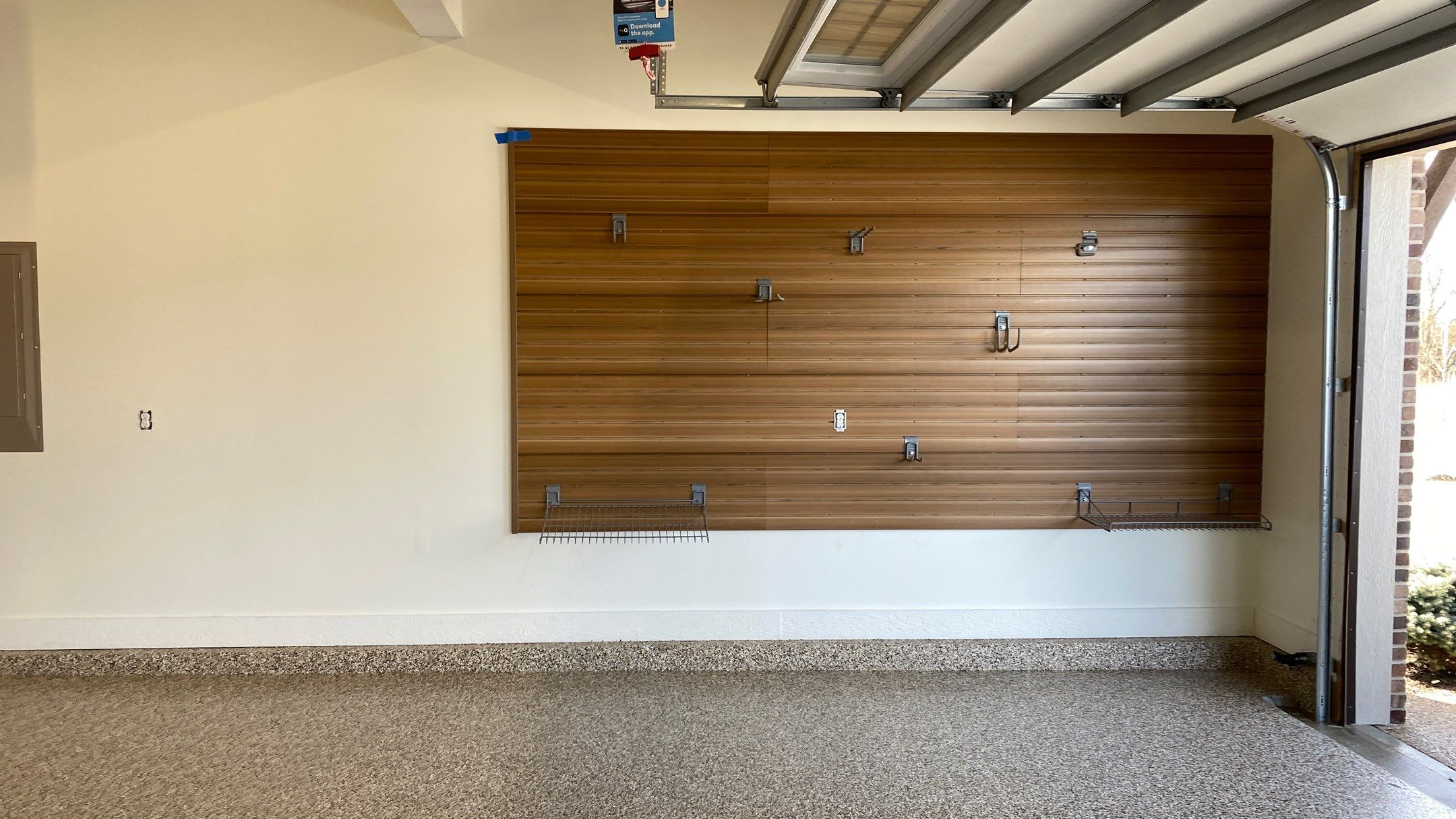 Kenny & Debbie transformed their garage with a Banner Garage Floor and cabinets by Banner Garage