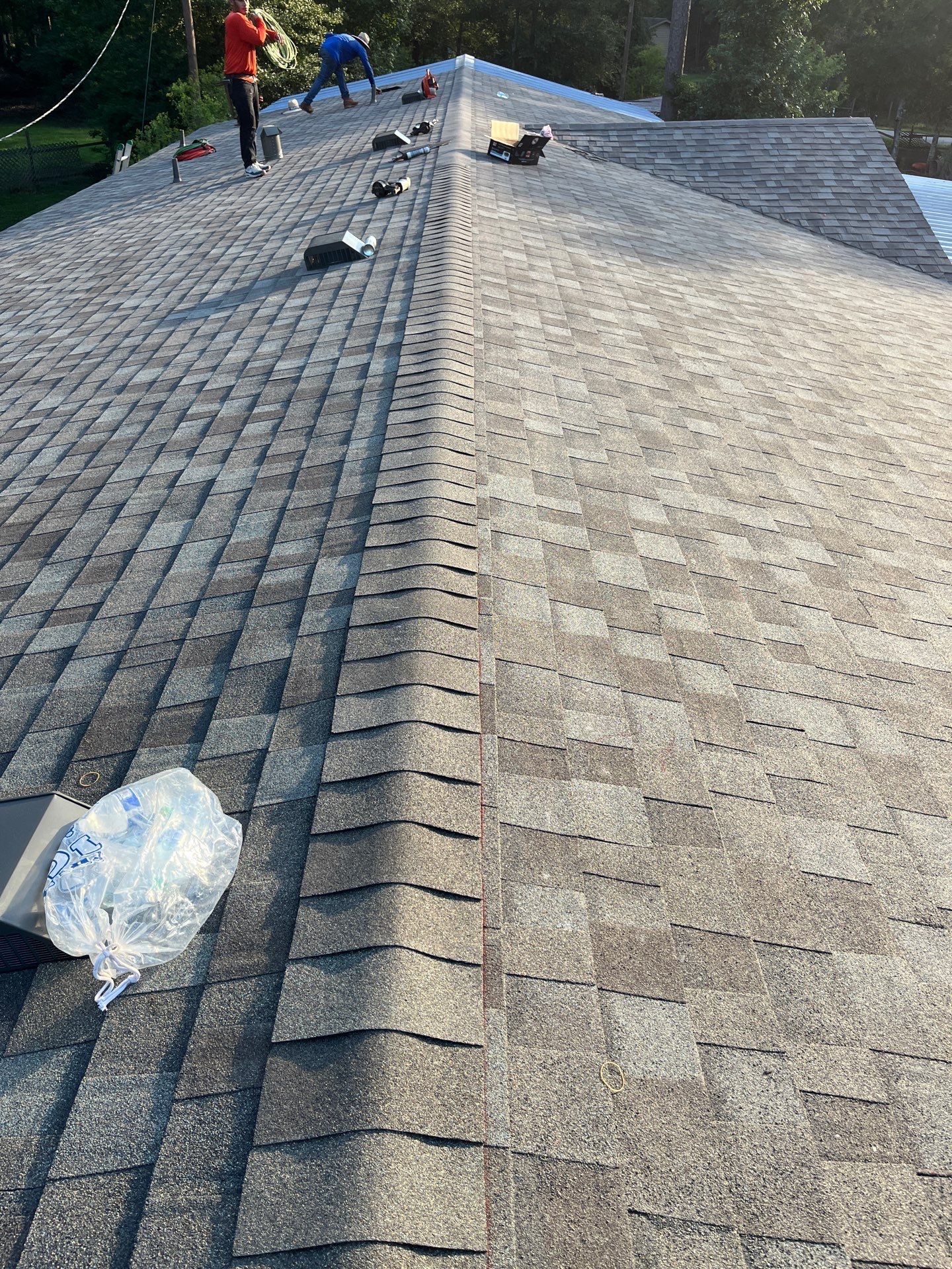 Residential Roofing Installation using Owen's Corning Duration (Lifetime) Shingles by Roof Repair Company