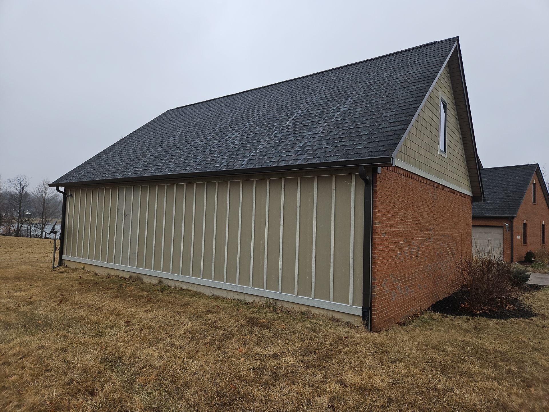 Siding Installation using James Hardie Board & Batten and James Hardie Shakes by Koontz Construction