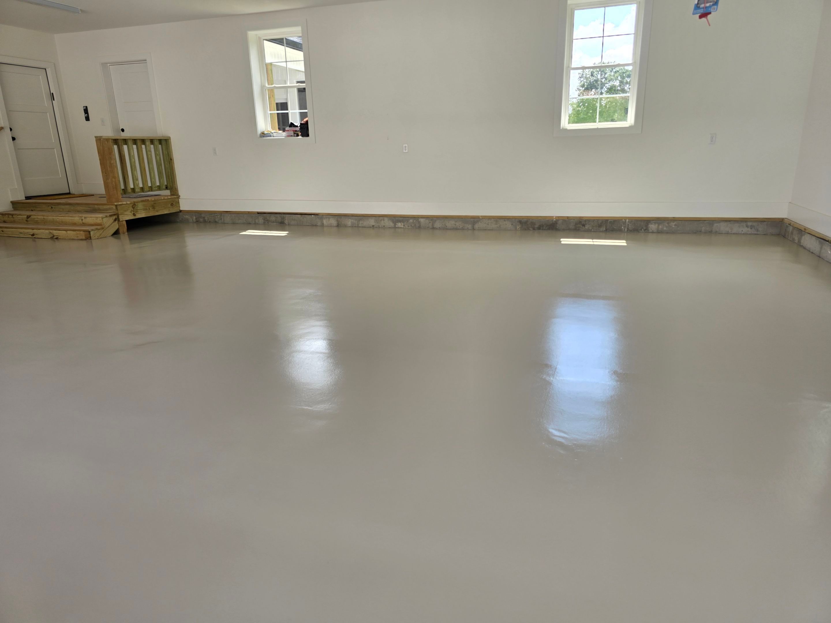 Garage Using Greige UDP by Elite Floor Solutions