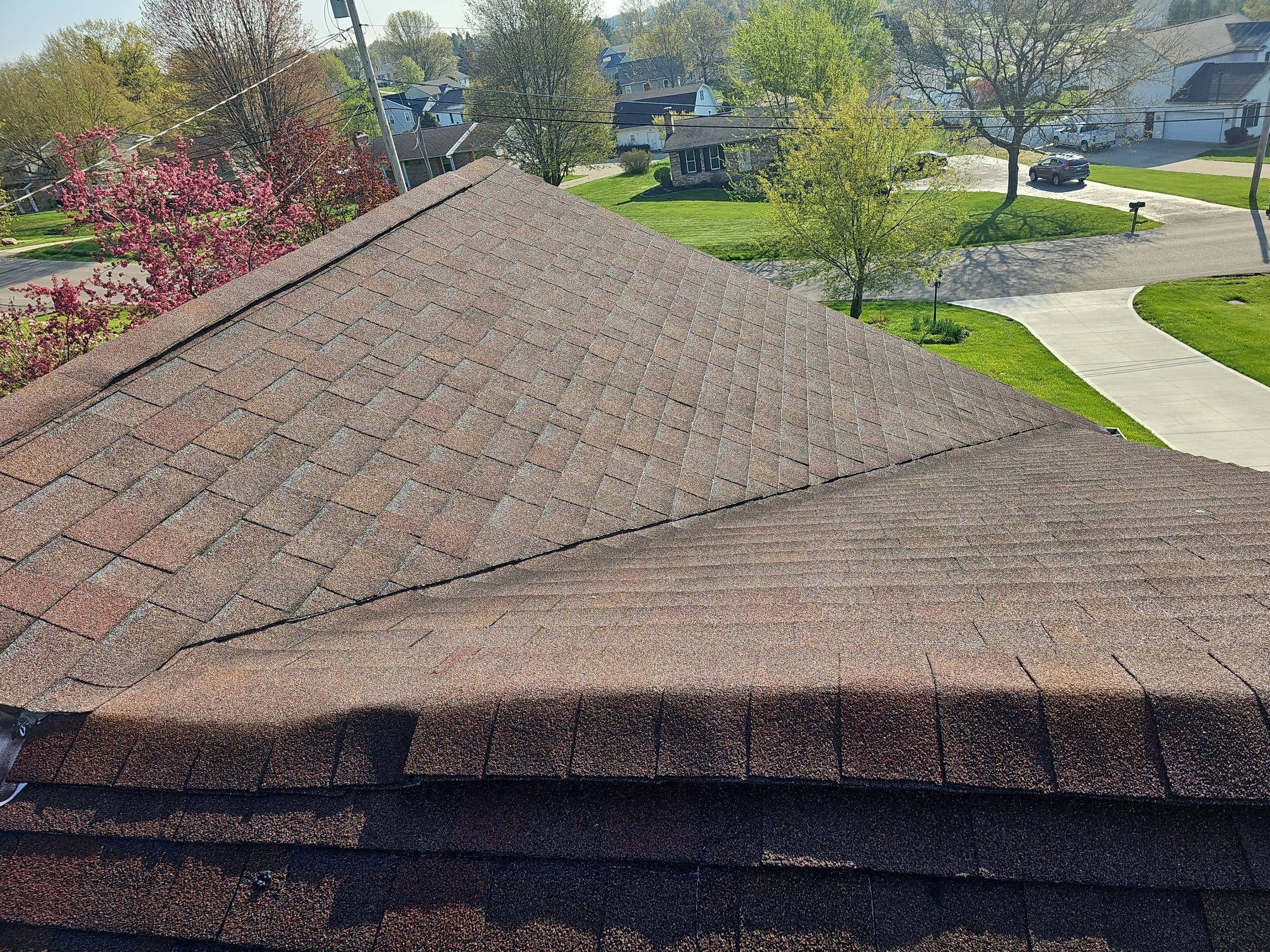 ATLAS PINNACLE COLOR: BURNT HICKORY DRIP EDGE: MUSKET BROWN by Eagle Eye Roofing
