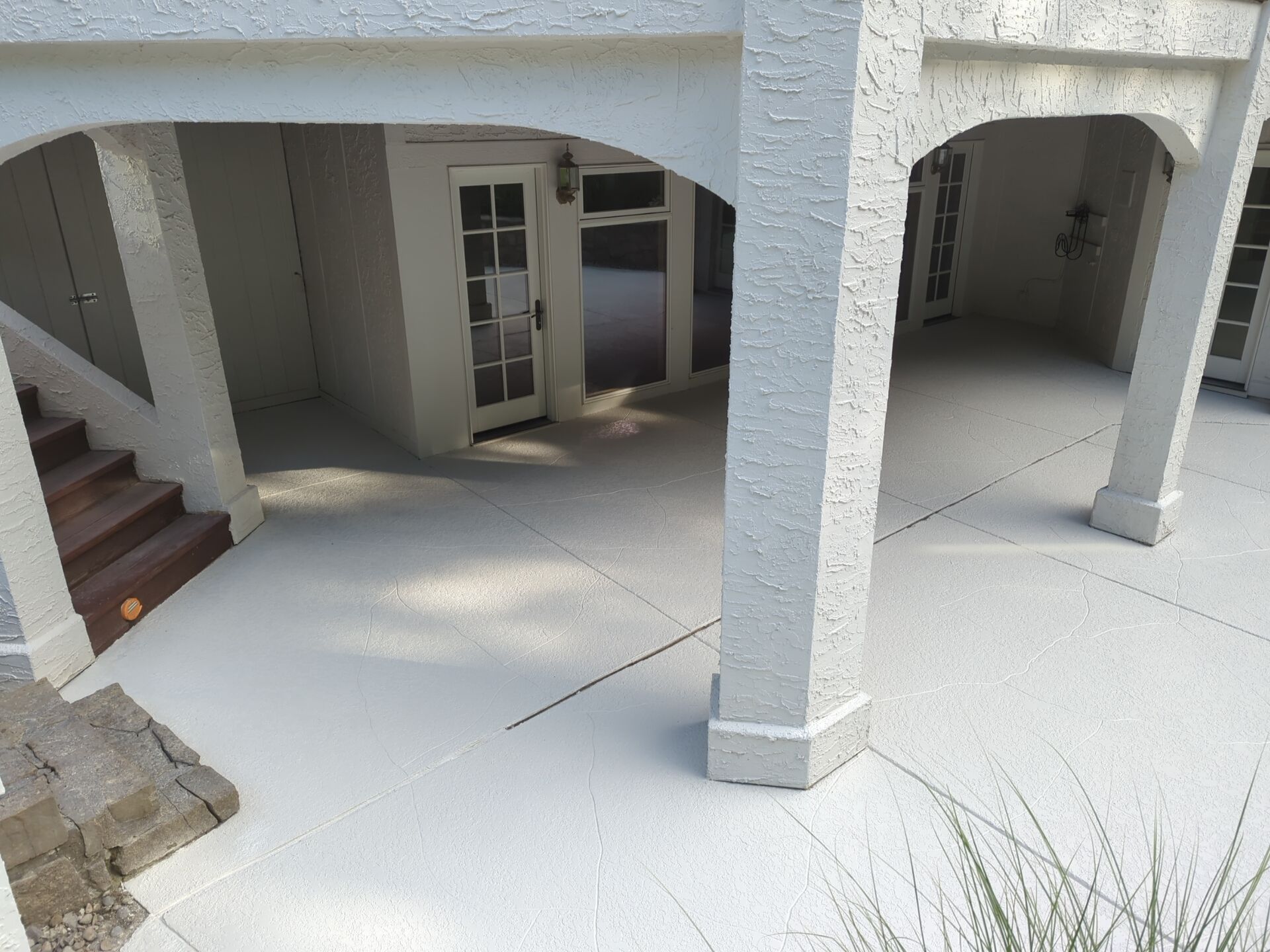 Pool Deck Resurface W/ Custom Scoreline - Olathe, KS by Big Red Decorative Concrete, LLC