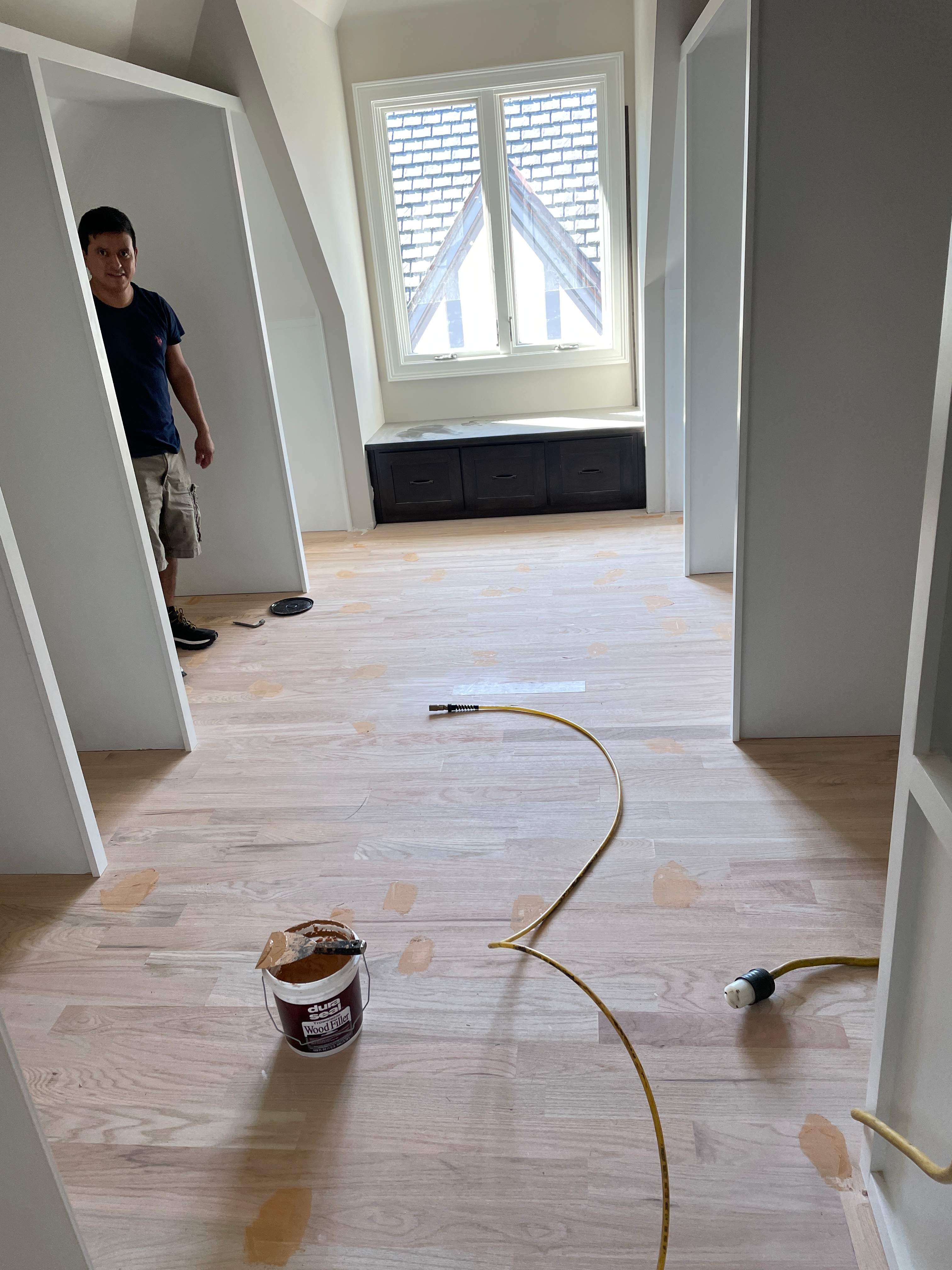 Flooring Installation using Red Oak by Footprints Floors of East Atlanta