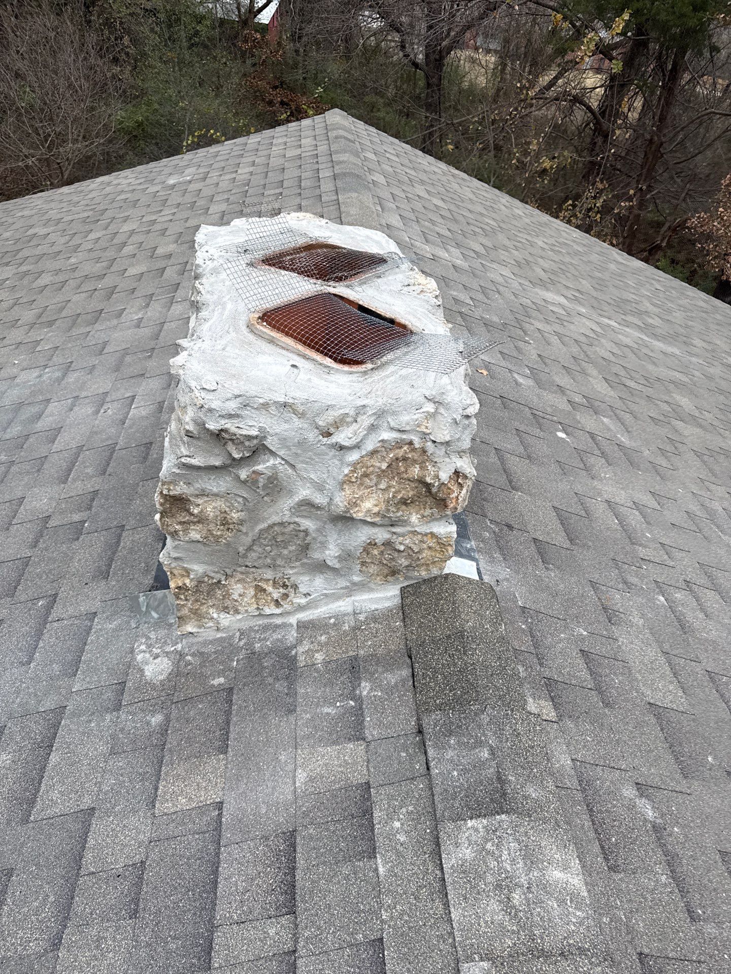 chimney repair in Edmond by McCann's Roofing and Construction
