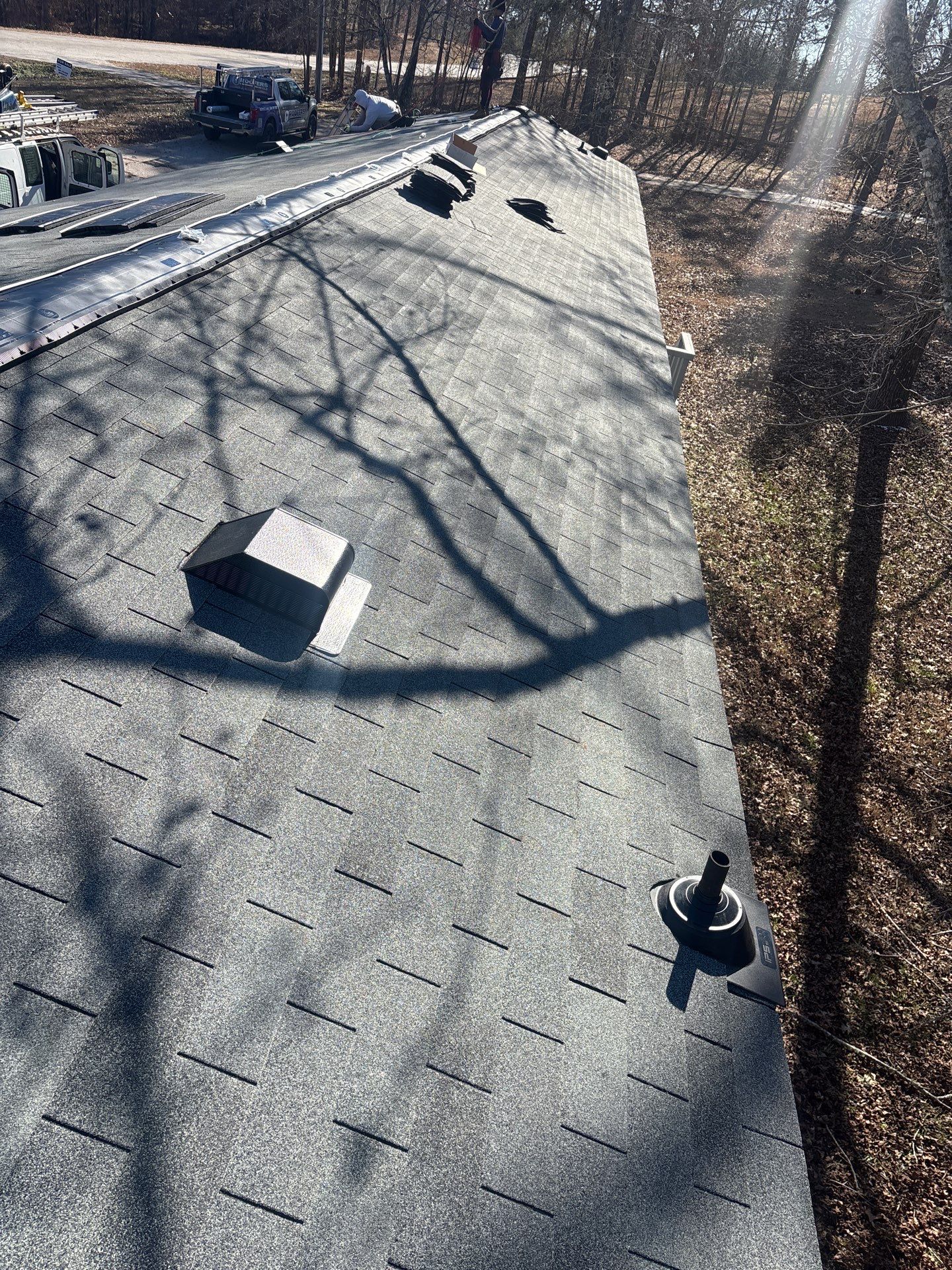 Roof Replacement in Waterloo, SC | New CertainTeed XT 25 Nickel Gray Shingles by Roofers LLC