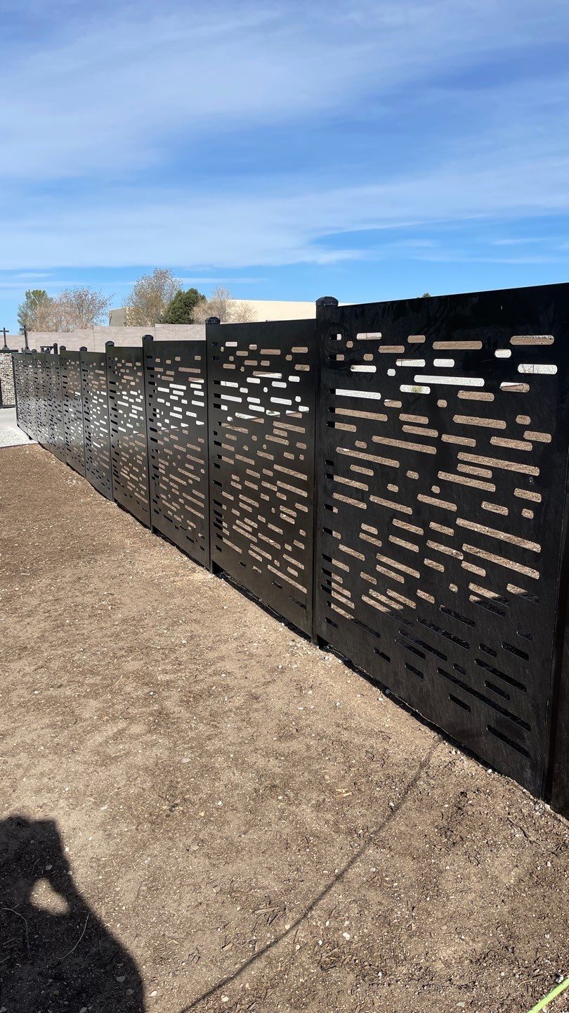 Residential using Custom Wrought Iron and DM Contempo by Valley Fence Company