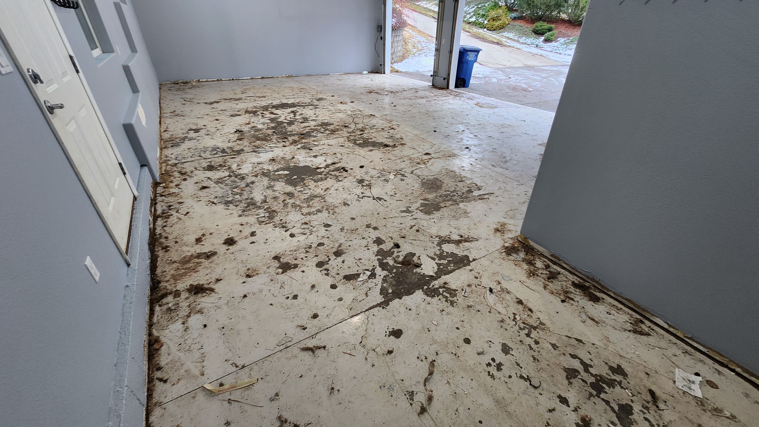Garage Transformation using Slate Hybrid by Croc Coatings, LLC