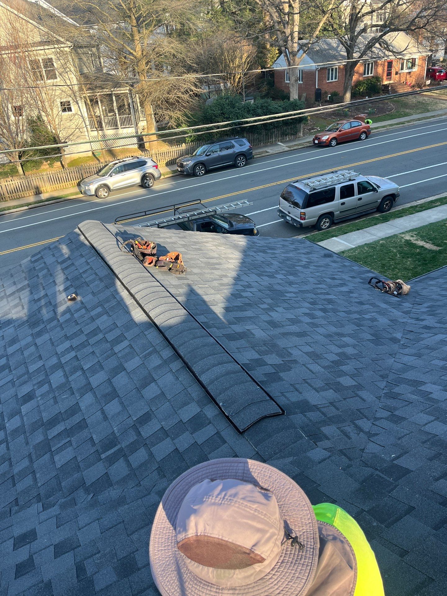 Arlington CertainTeed Landmark Pro Roof in Max Def Moire Black by RM Banning, Inc.
