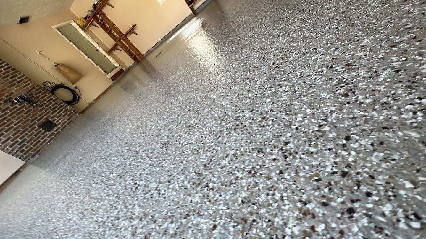 Porch + Garage Project in Weirton by Floors in a Day, Inc