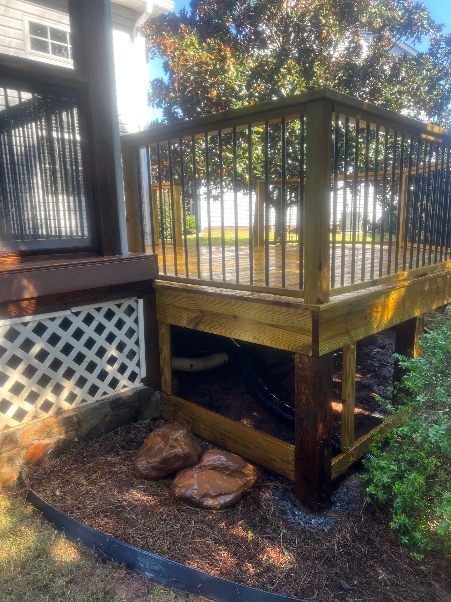 New and Weathered Deck using Wood Sealant by DuraSeal