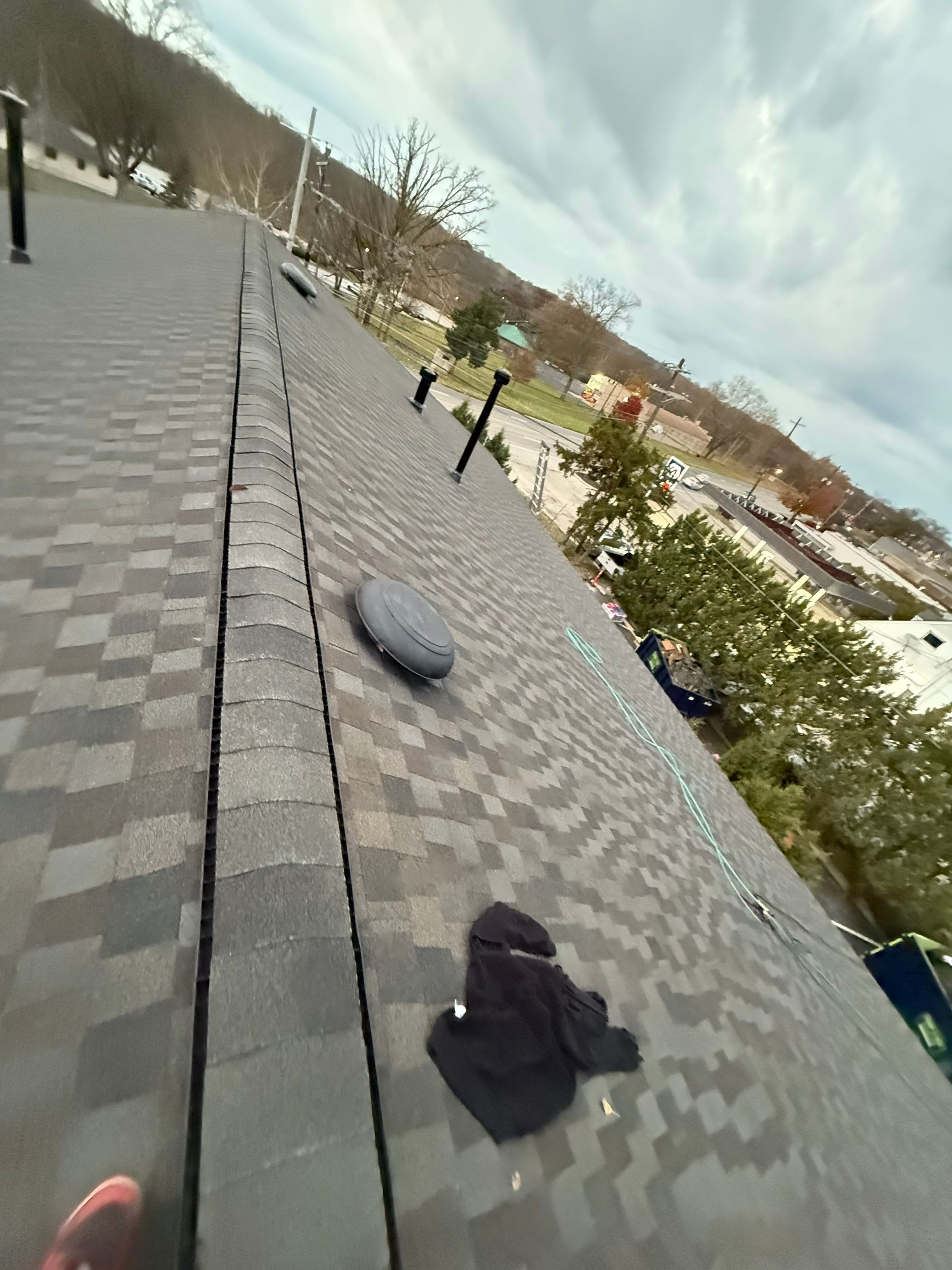 Commercial Roofing Installation using GAF Timberline HDZ Appalachian Sky by Nitro Roofing and Construction