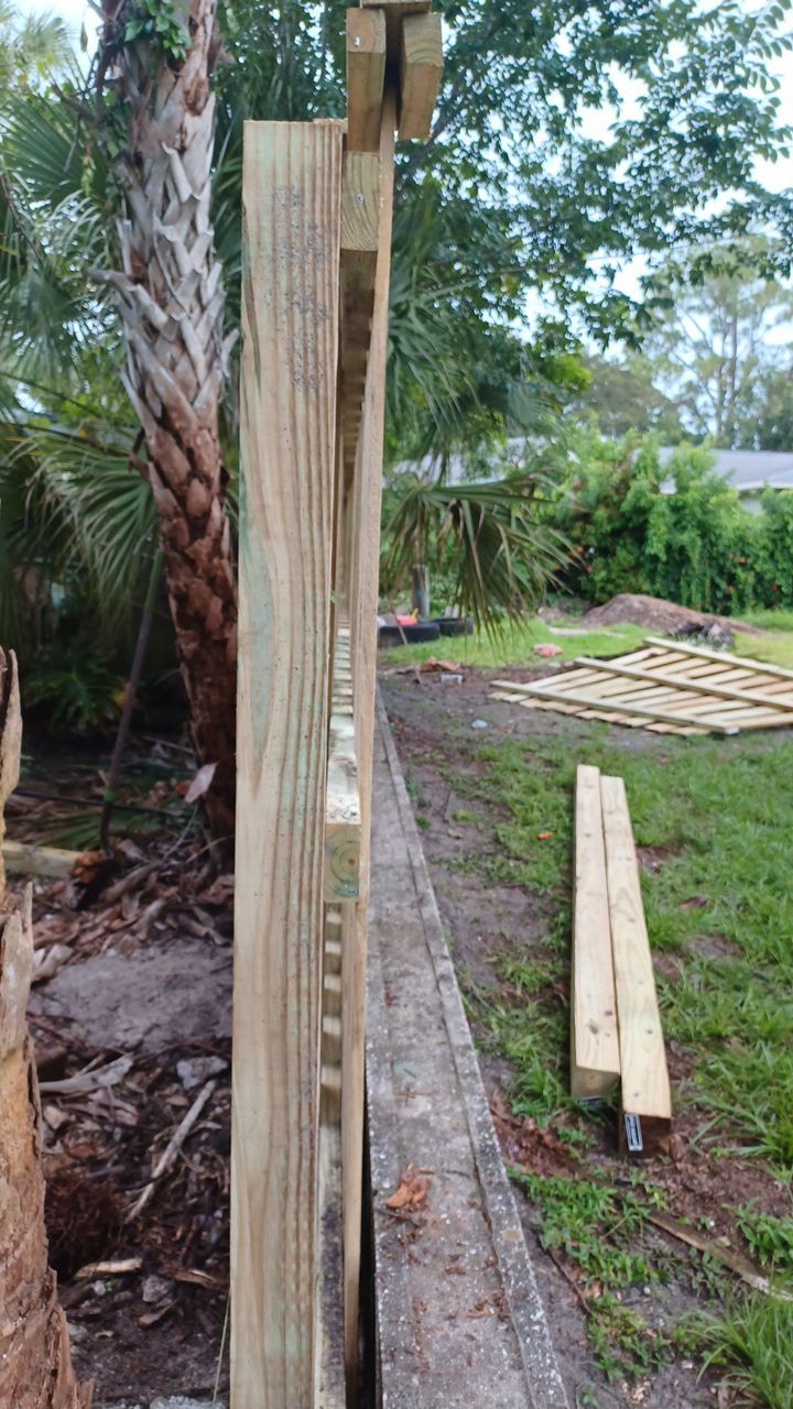 Nokomis, FL 6ft. Tall Treated Wood Shadowbox  by Asap fence and gates, LLC