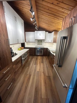 Kitchen Transformation in Newberg Log Cabin