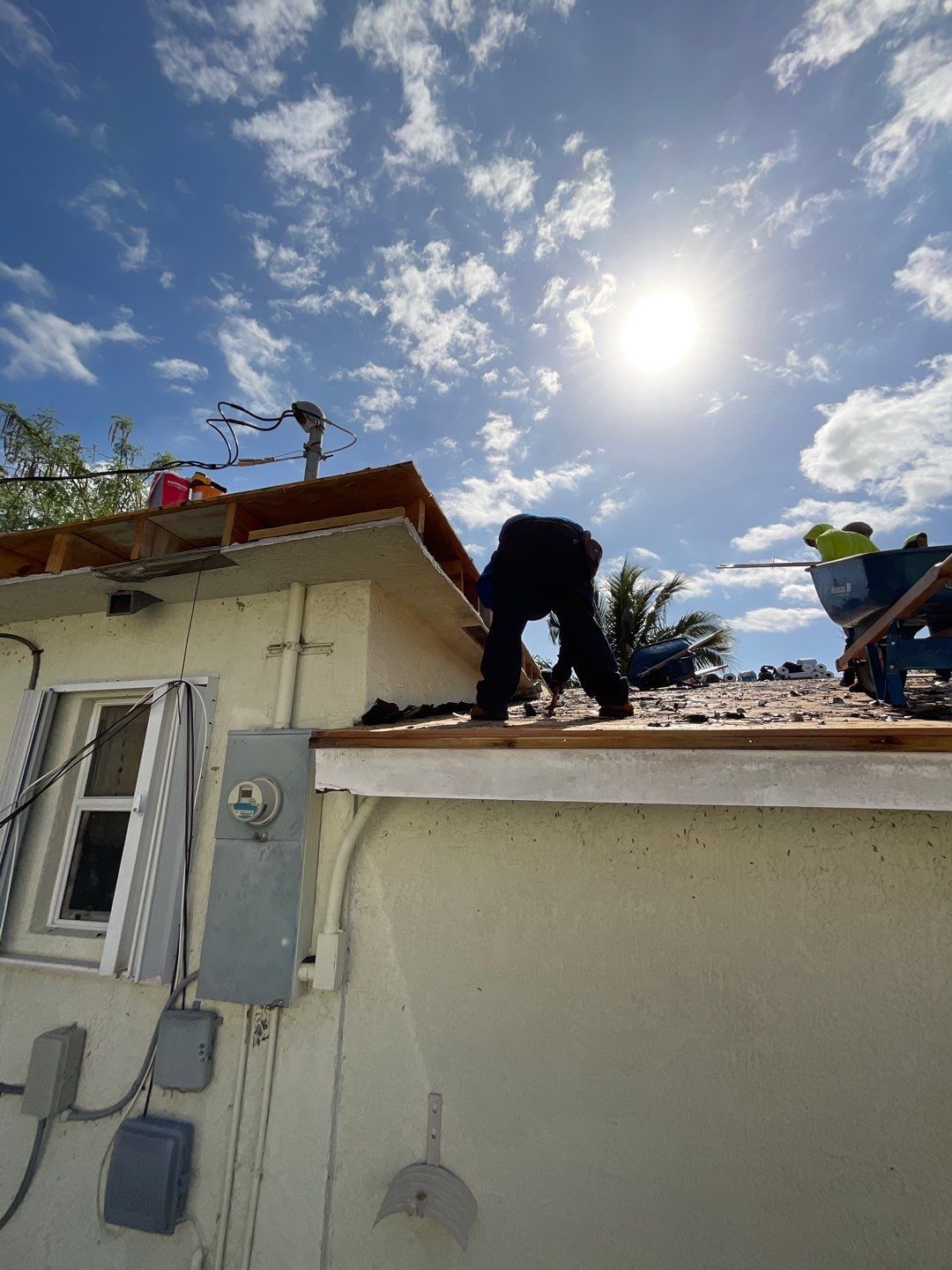 Beautiful Blue Shingle Re-Roof in Hollywood! by First Due Roofing